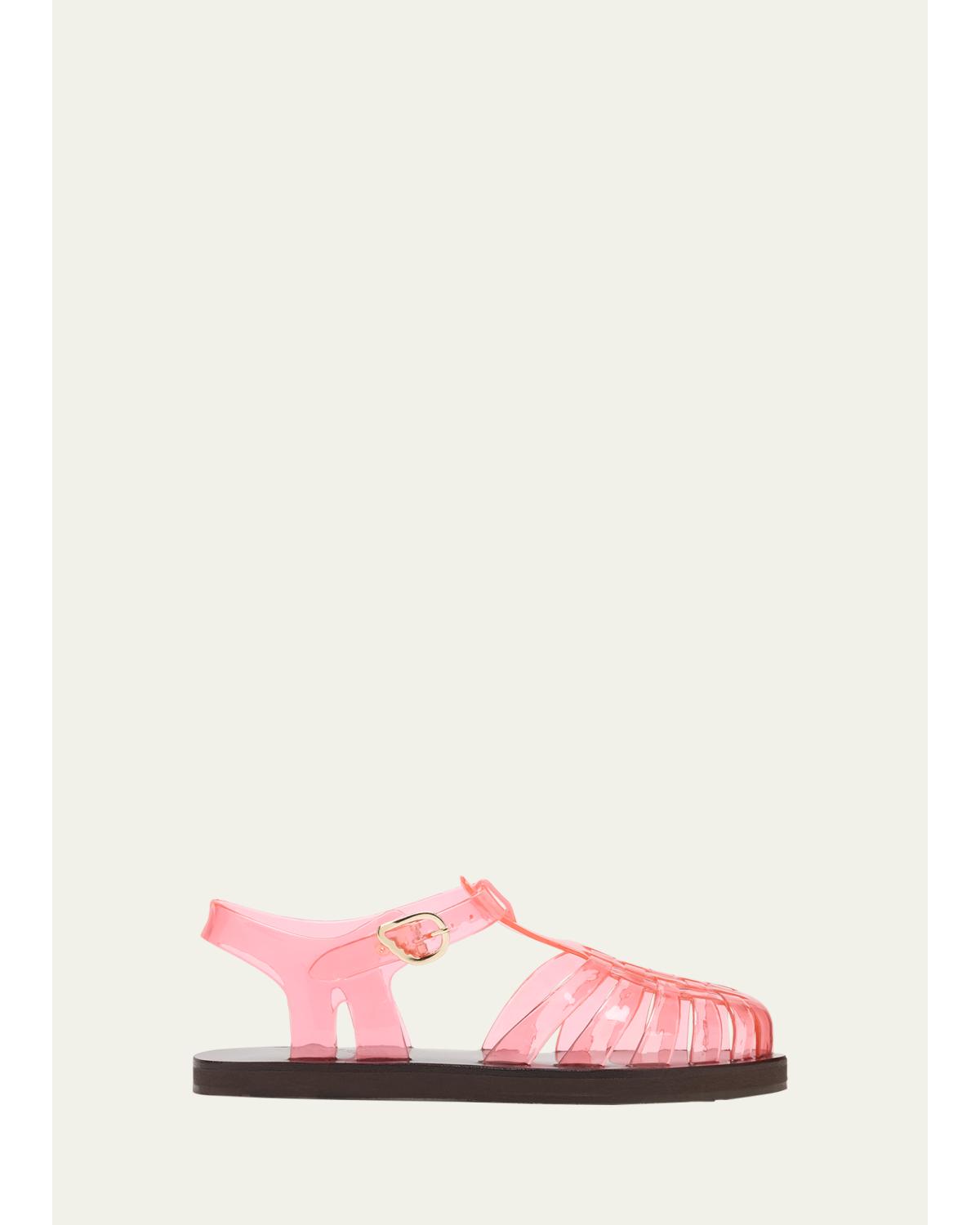 Homeria Transparent Jelly Fisherman Sandals