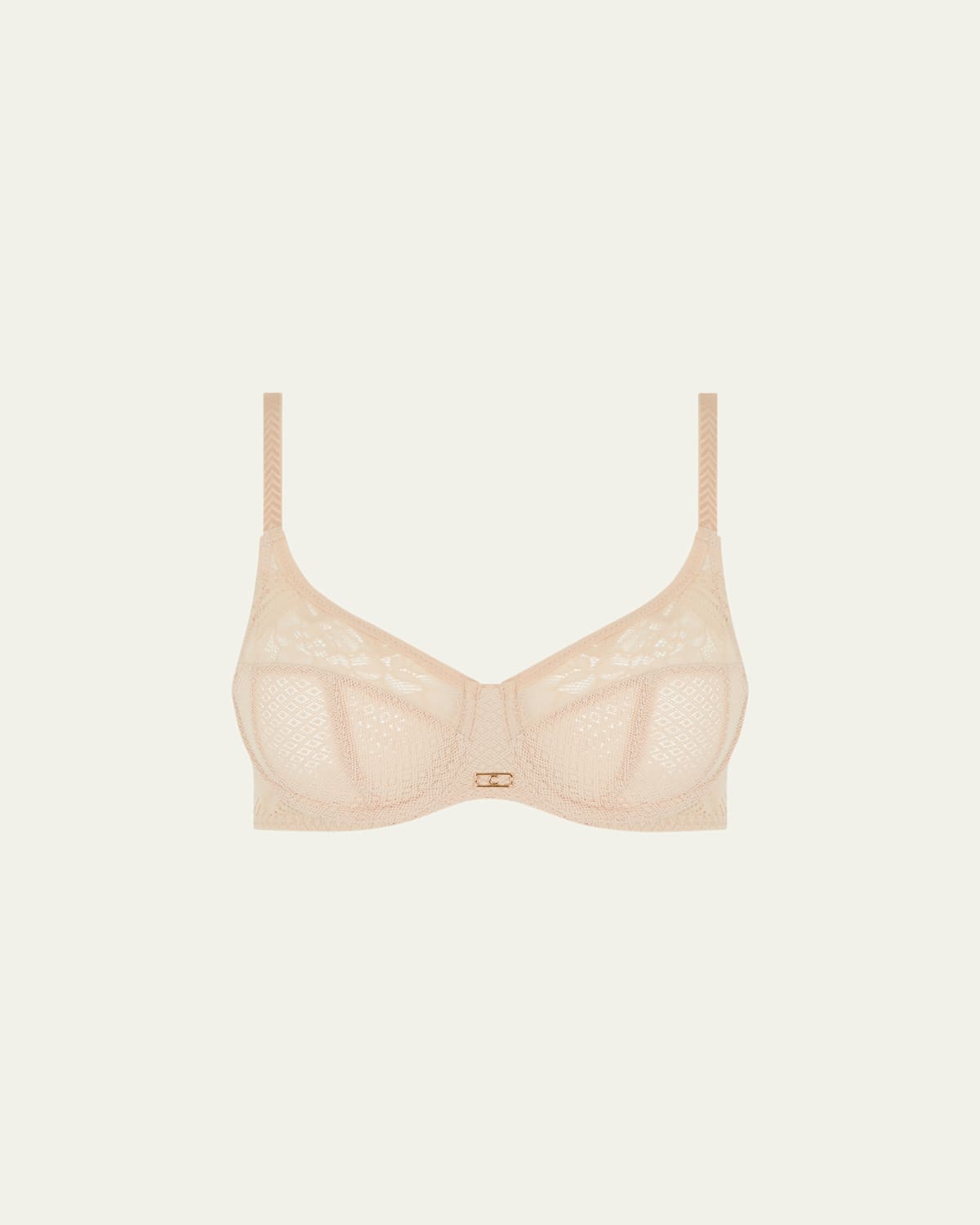 Underwire Three-Part Lace Bra
