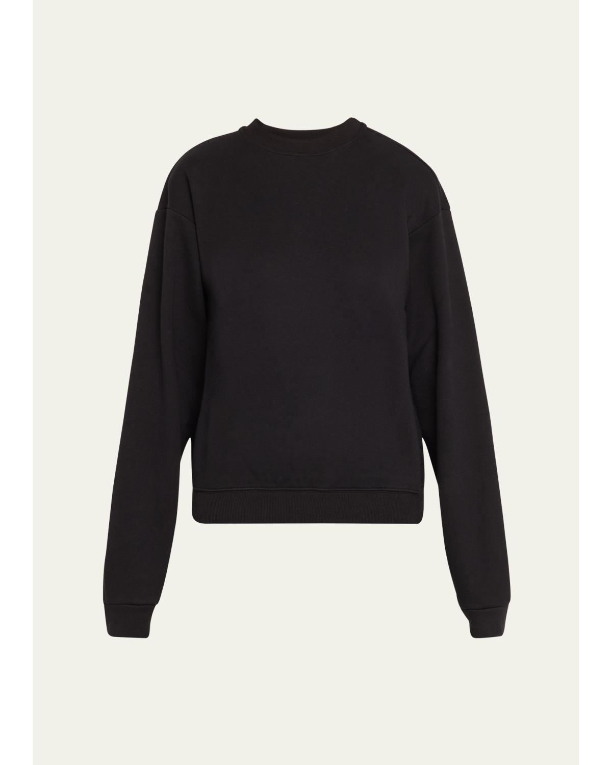 Cotton Fleece Crewneck Pullover