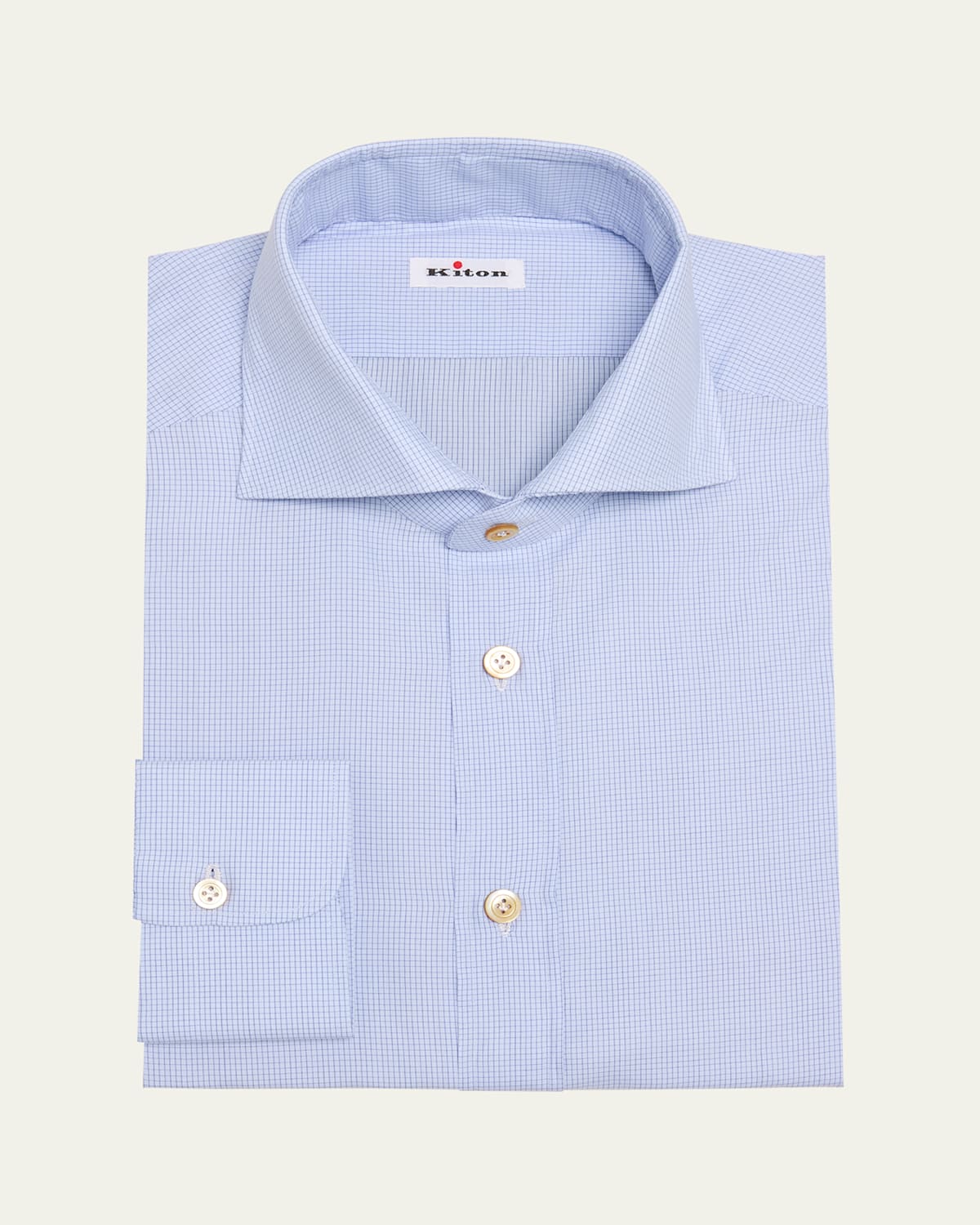 Men's Mini Plaid Dress Shirt