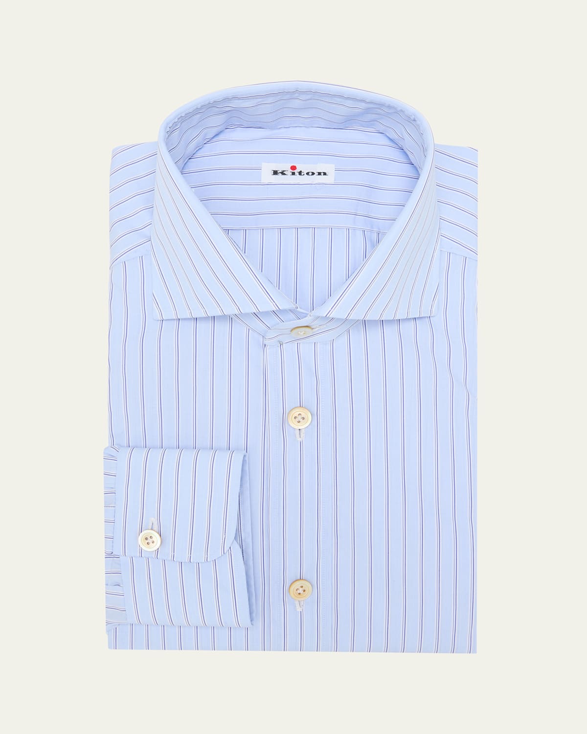 Men's Cotton Wide Stripe Dress Shirt