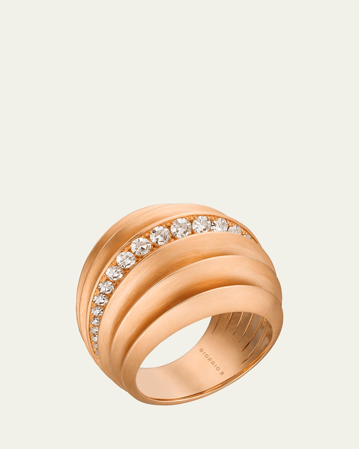 Palma Ring in 18K Rose Gold and Diamonds