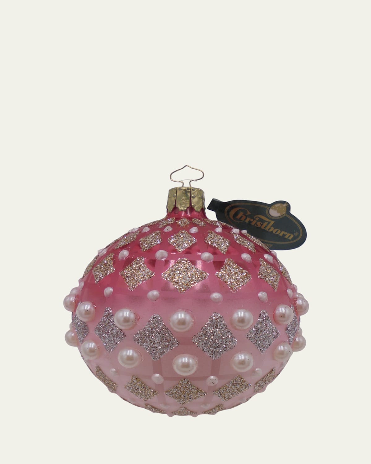 Transparent Pearlescent Ball Ornament