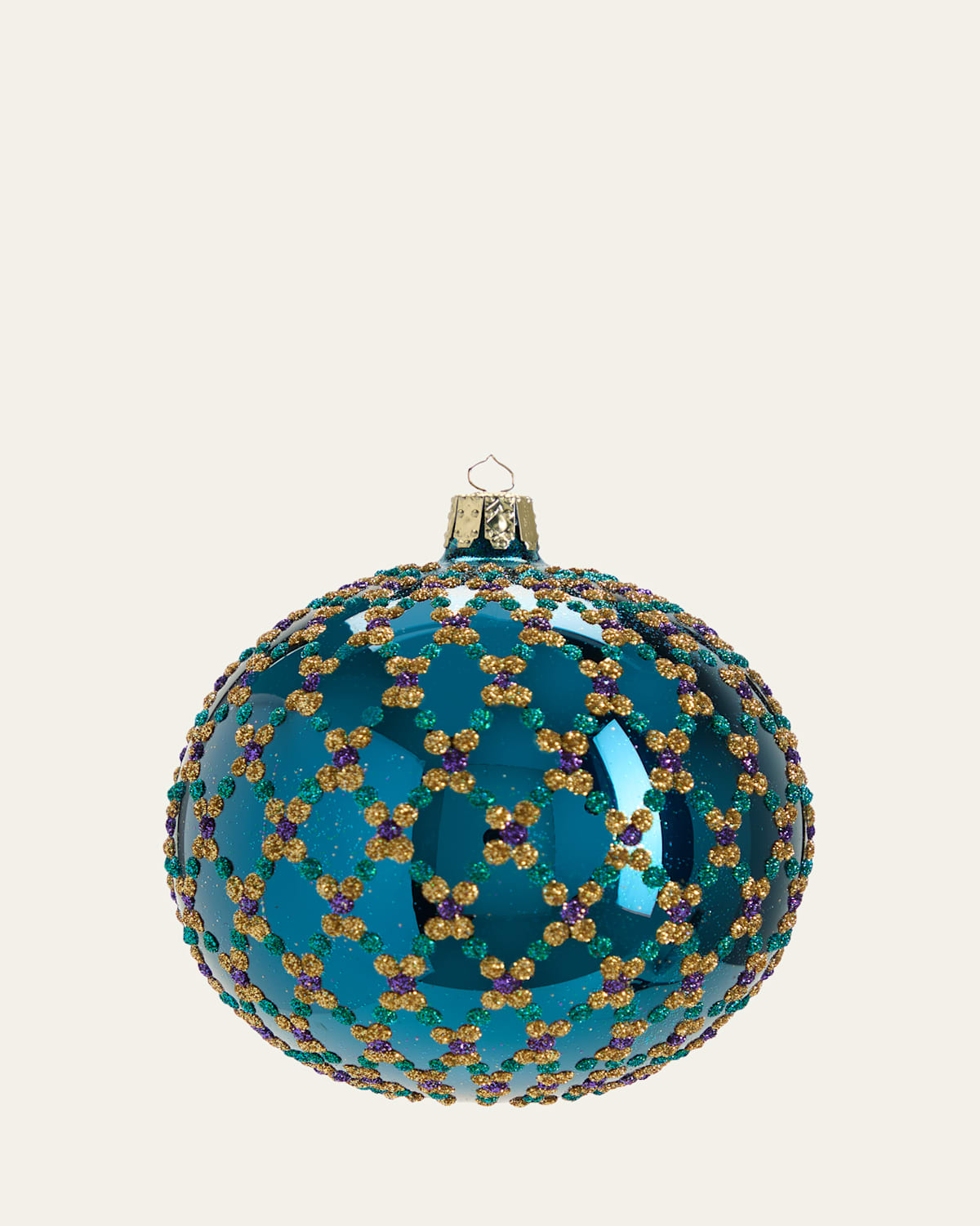 Shiny Romeo Ball Christmas Ornament