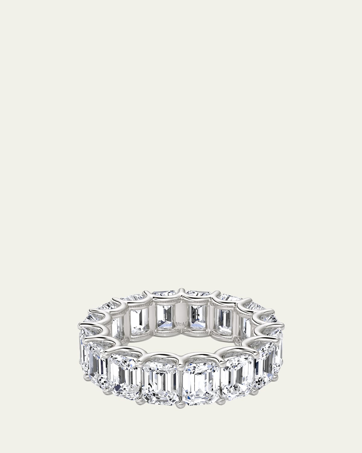 Lab Grown Diamond 14K White Gold Eternity Band, 5.00tcw