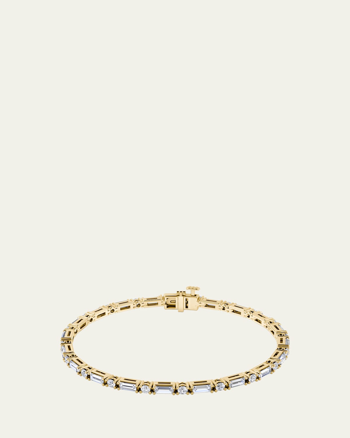 14K Gold Mixed-Shape Lab Grown Diamond Bracelet, 3.00tcw