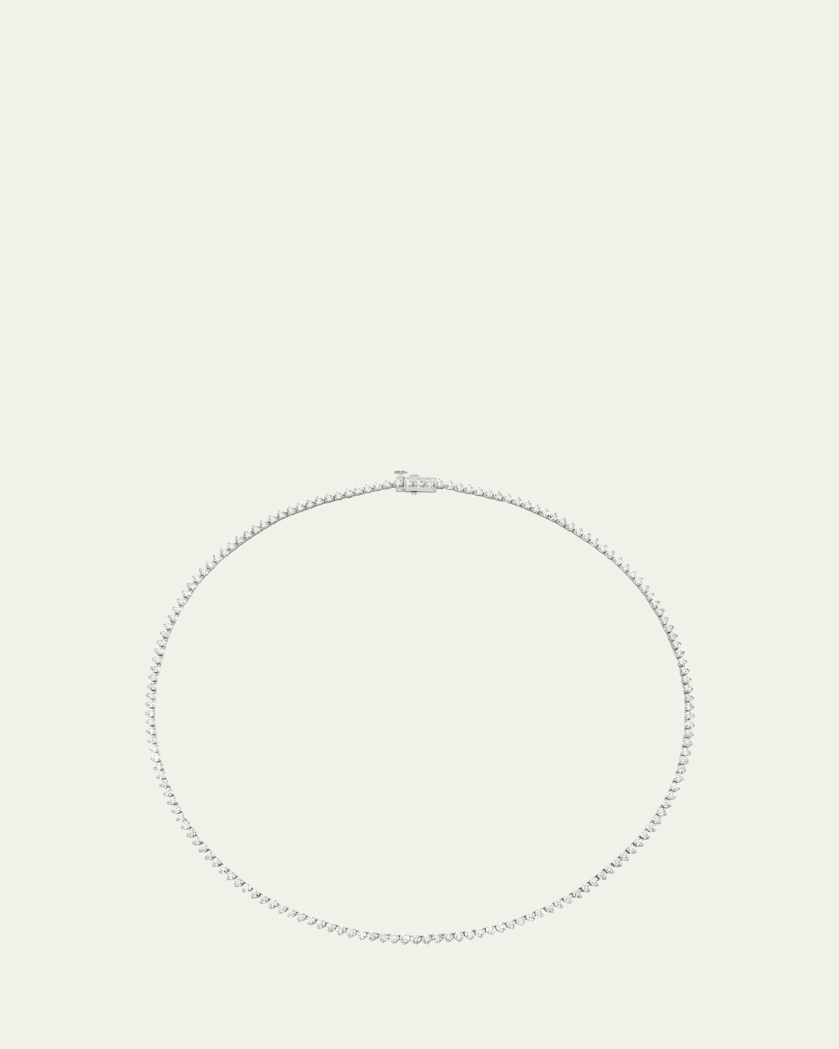 Lab Grown Diamond Tennis Necklace, Petite