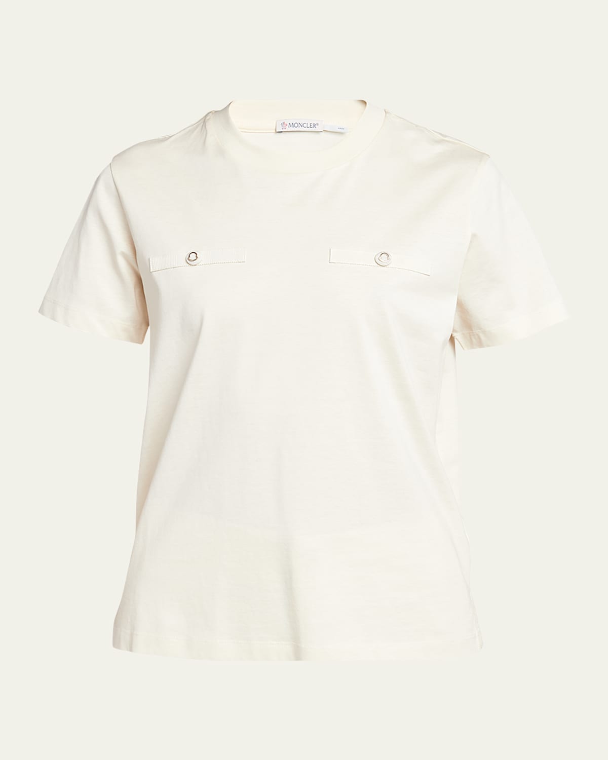 Moncler Cotton Logo T-shirt In Miscellaneous