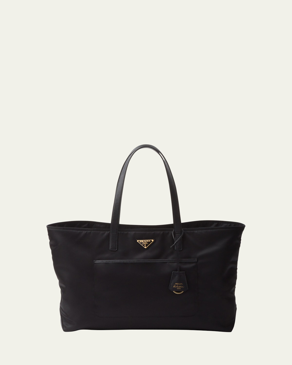 Prada Re-edition 1978 Nylon Tote Bag In Black