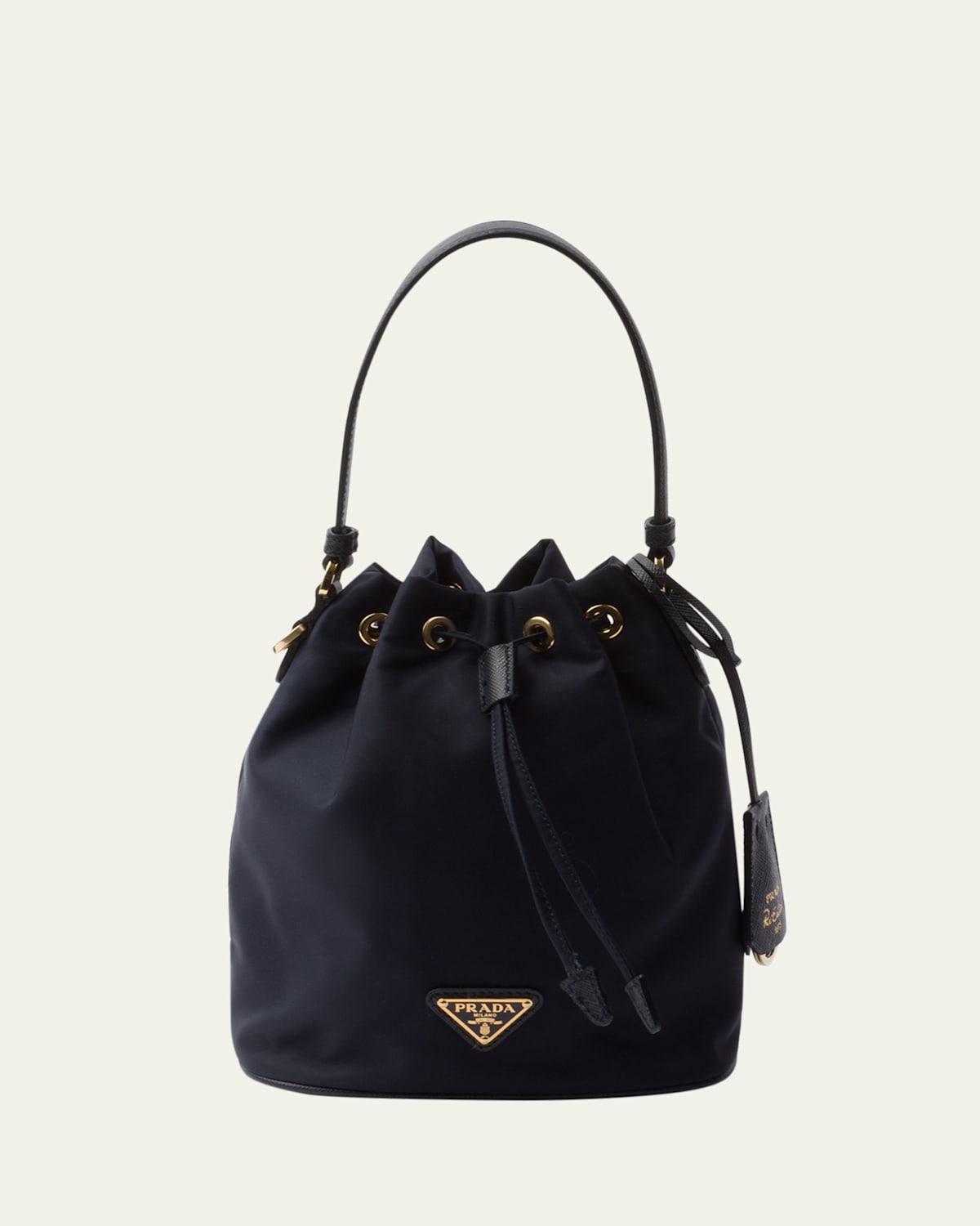 Prada Re-edition 1978 Nylon Bucket Bag In Blue