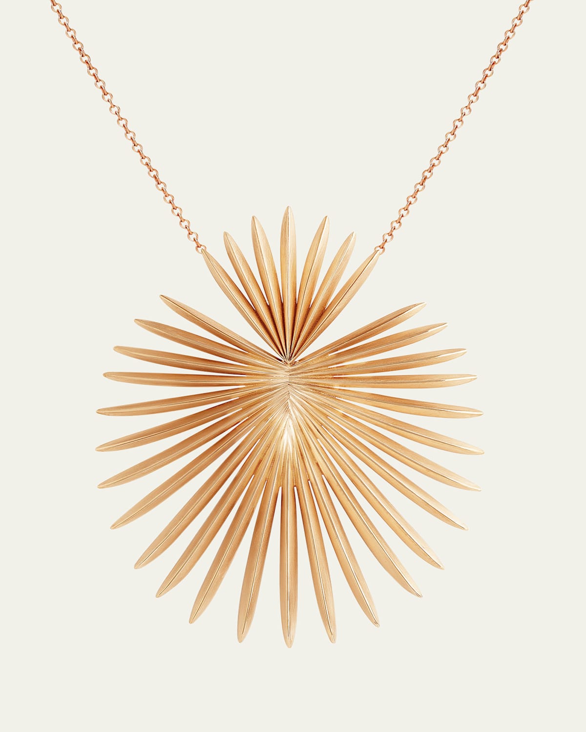 Palma Pendant Necklace in 18K Rose Gold