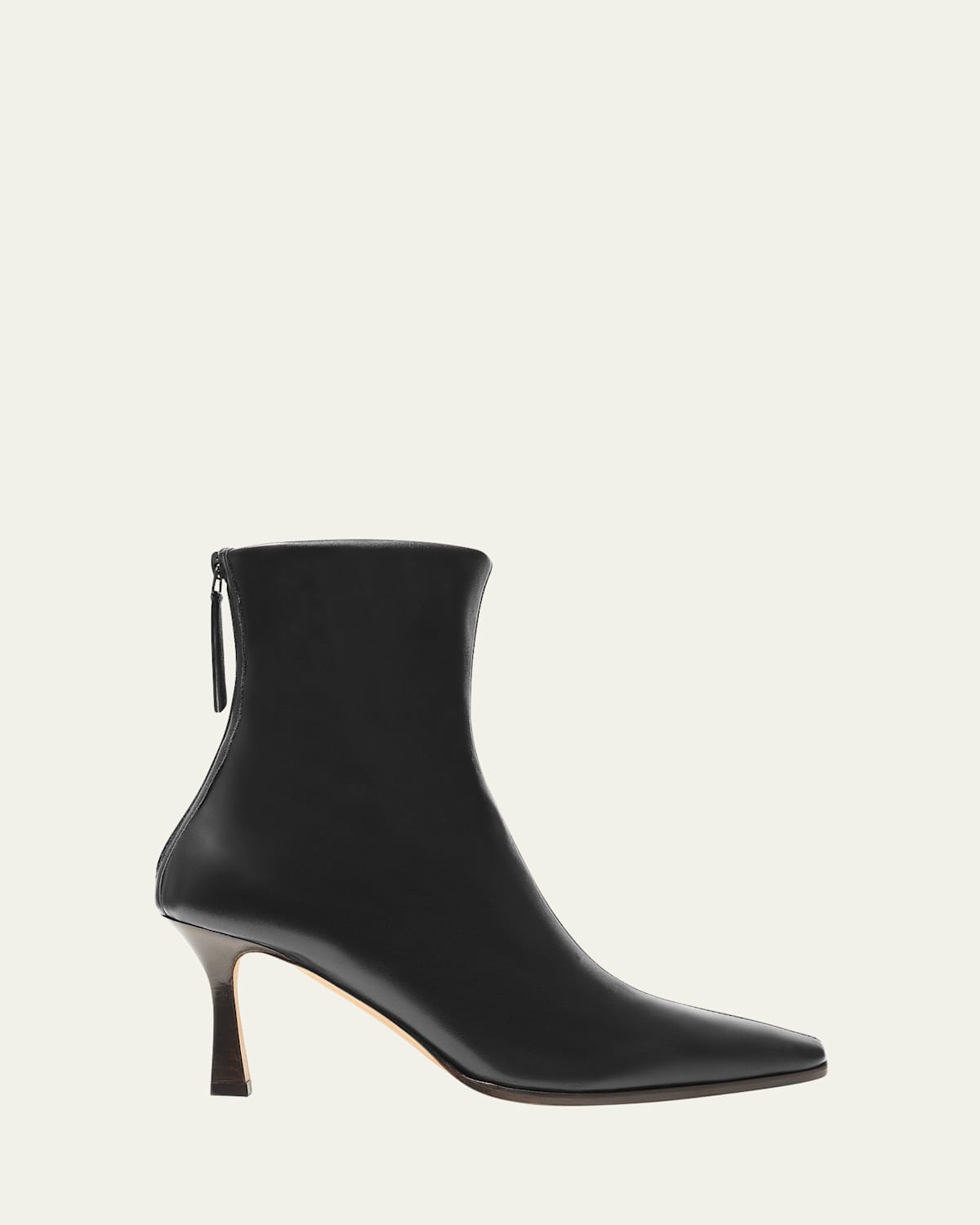 Leather Stiletto Ankle Booties