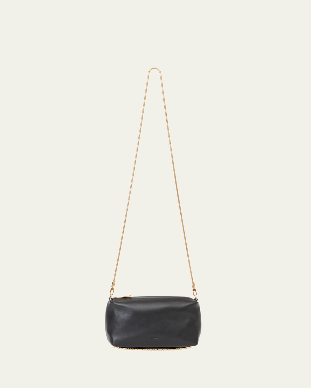 Rola Zip Leather Camera Crossbody Bag