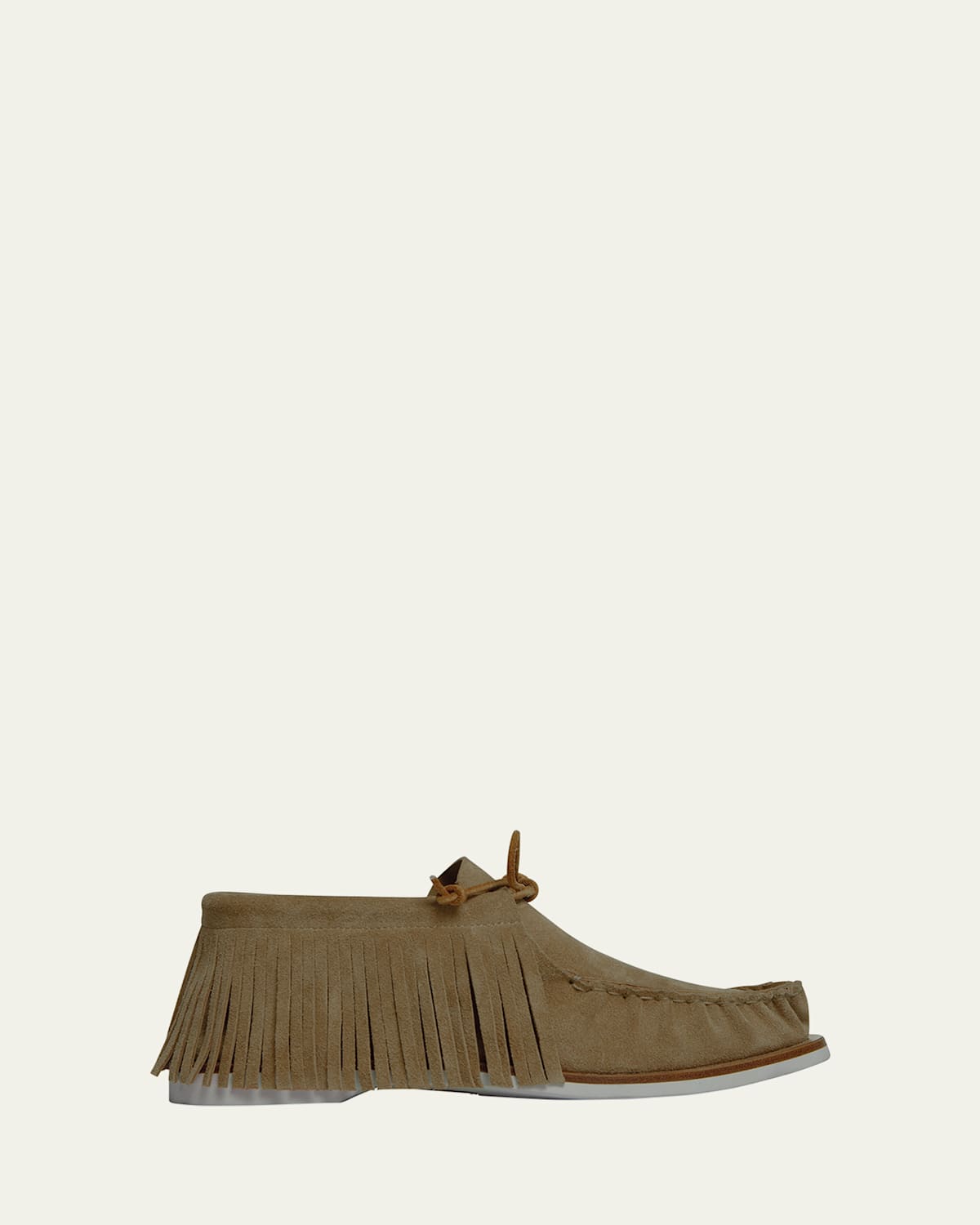 Tahoe Suede Fringe Moccasin Loafers