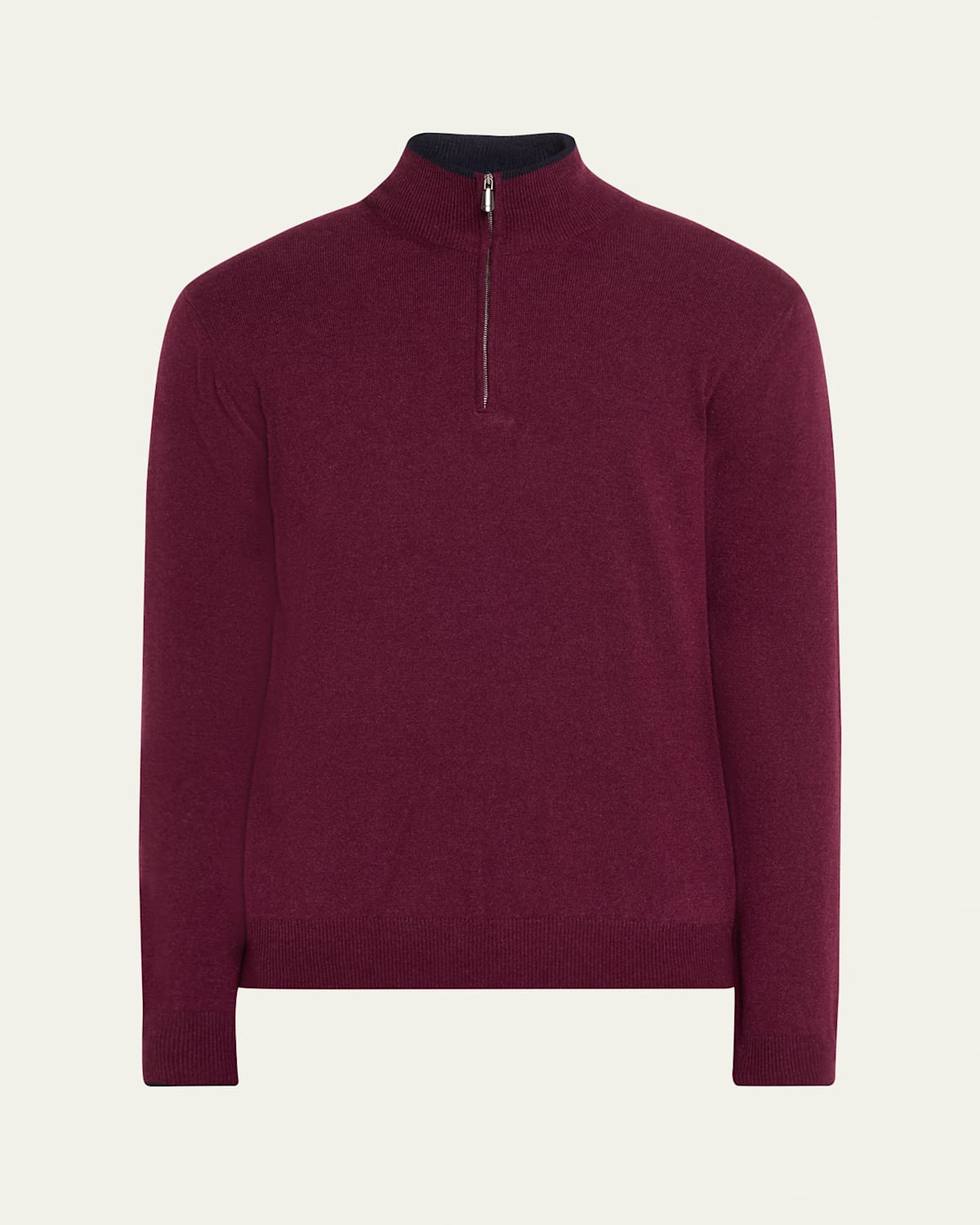 Men's Cashmere Quarter-Zip Sweater