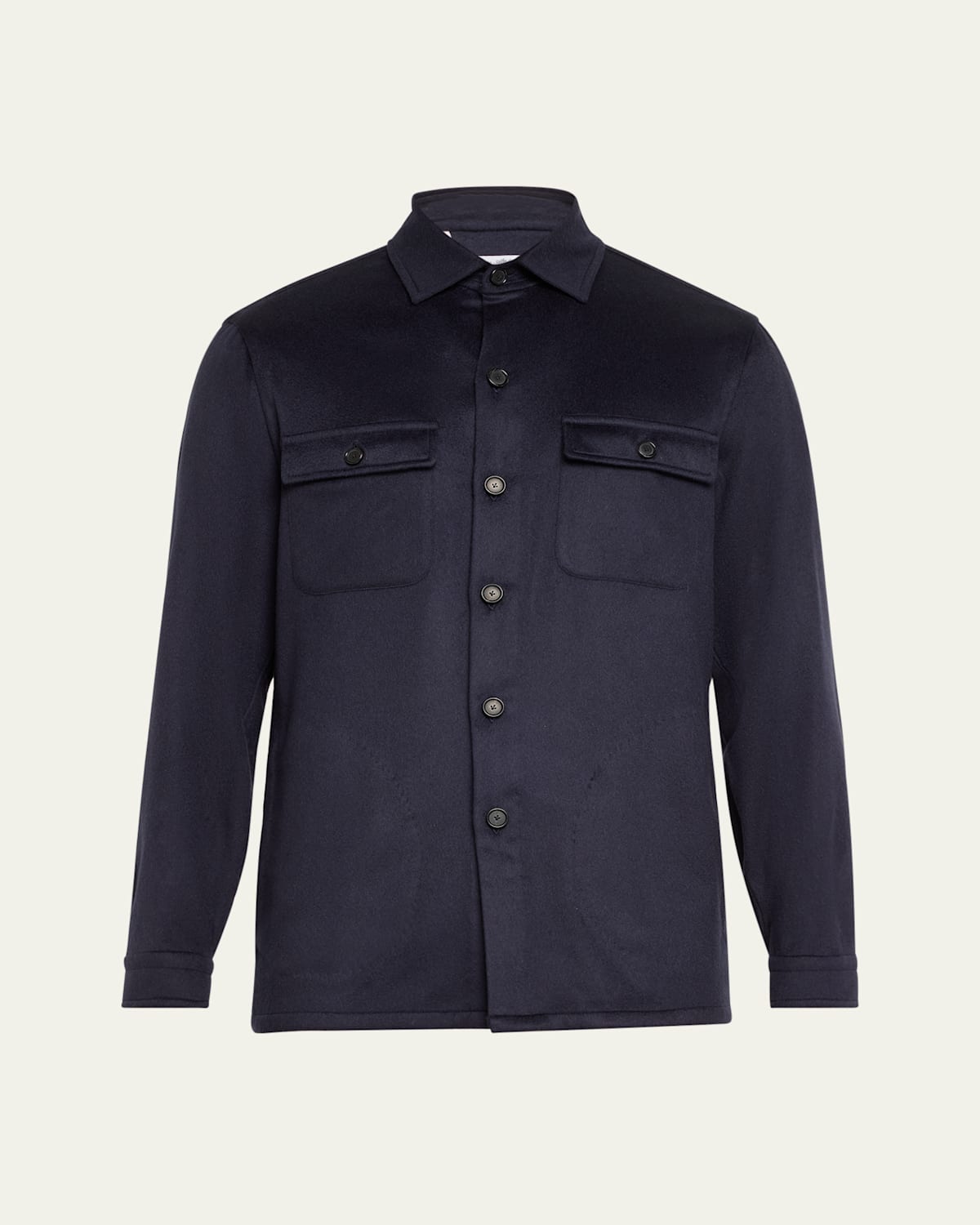Men's Cashmere Stretch Overshirt