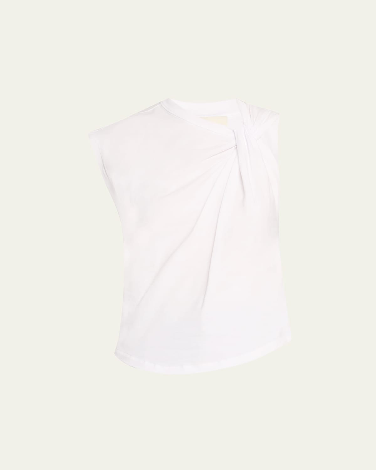 Isabel Marant Nayda Bow-detailed T-shirt In White