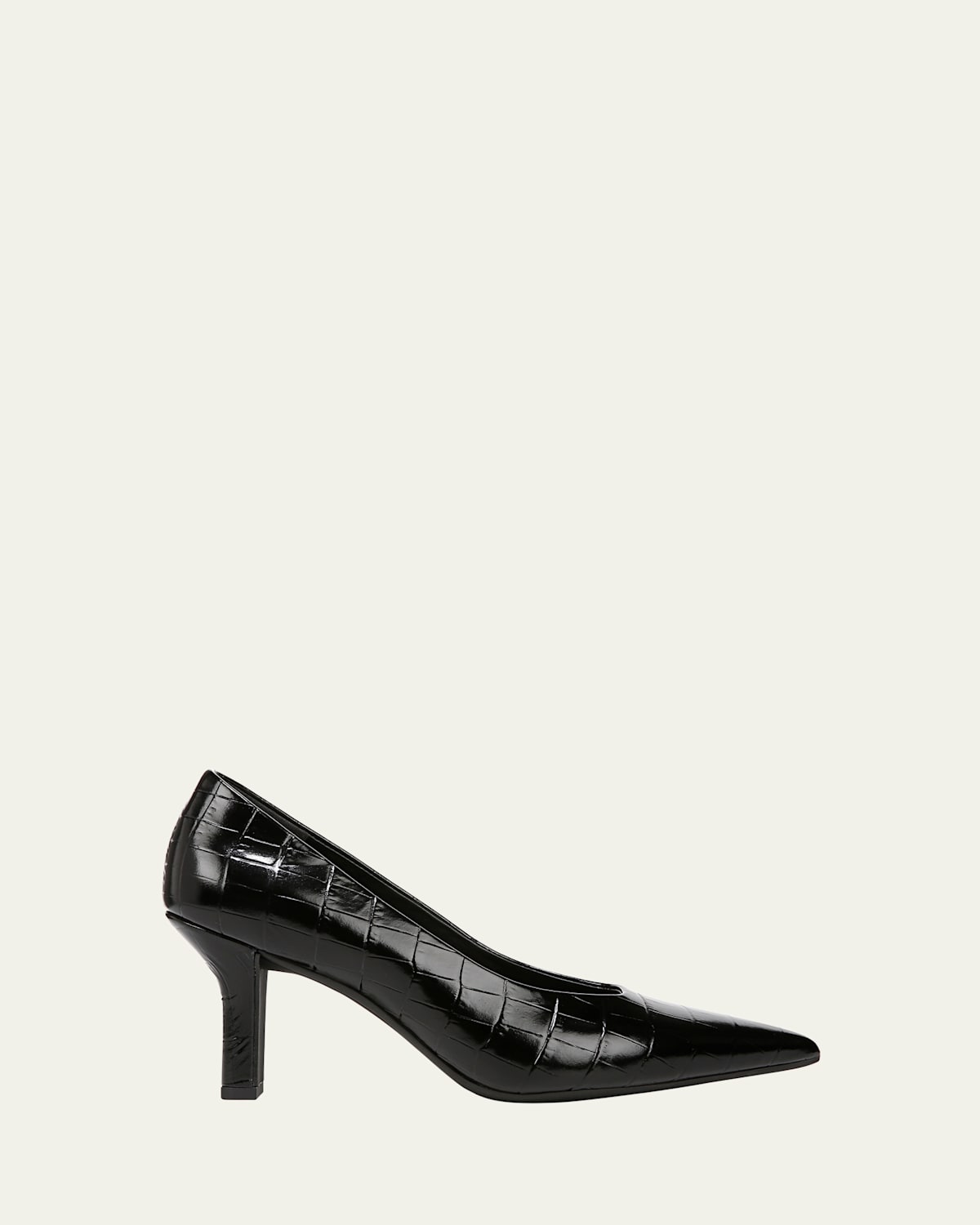 Diane Croco-Embossed Pumps