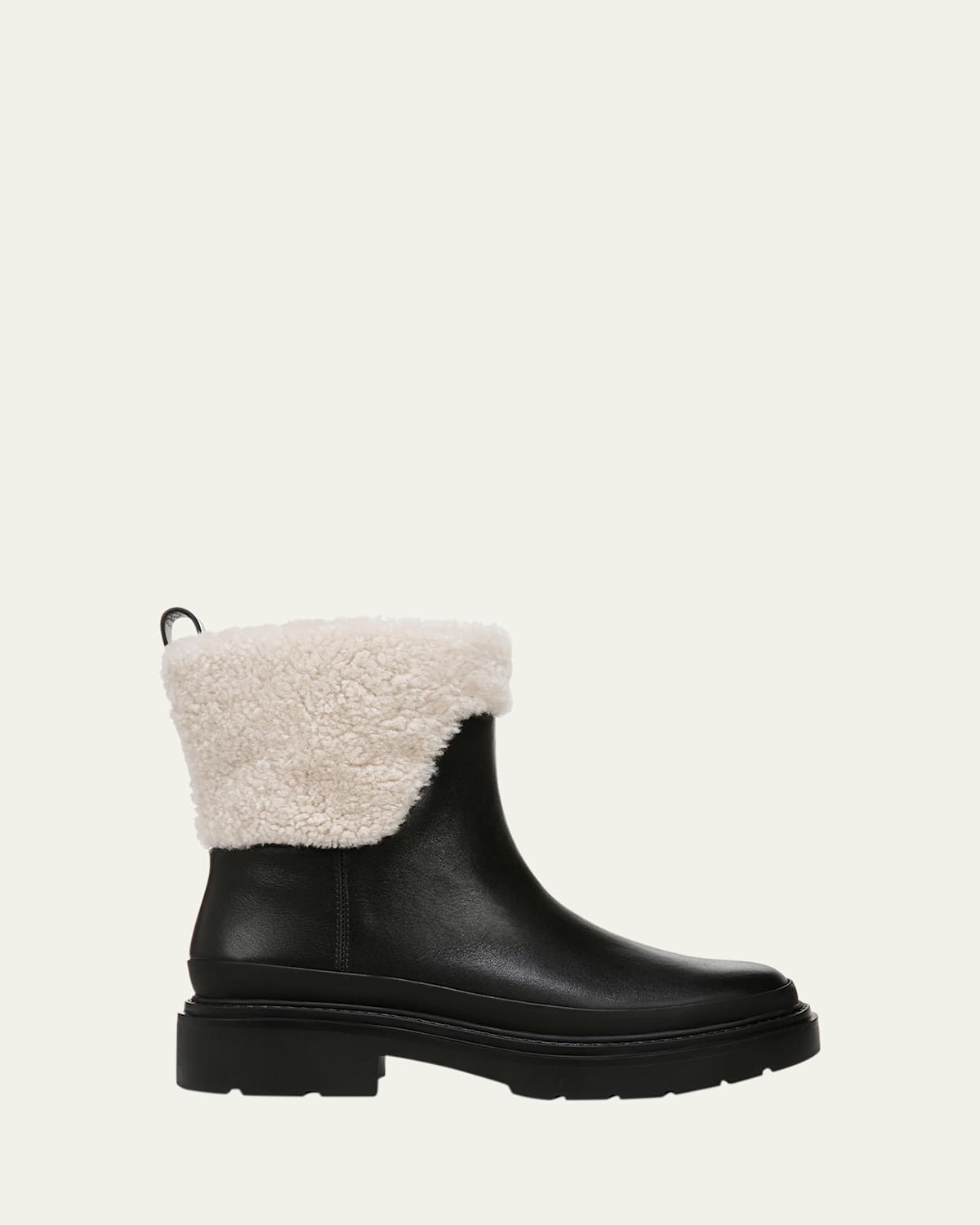 Leather Shearling Winter Booties