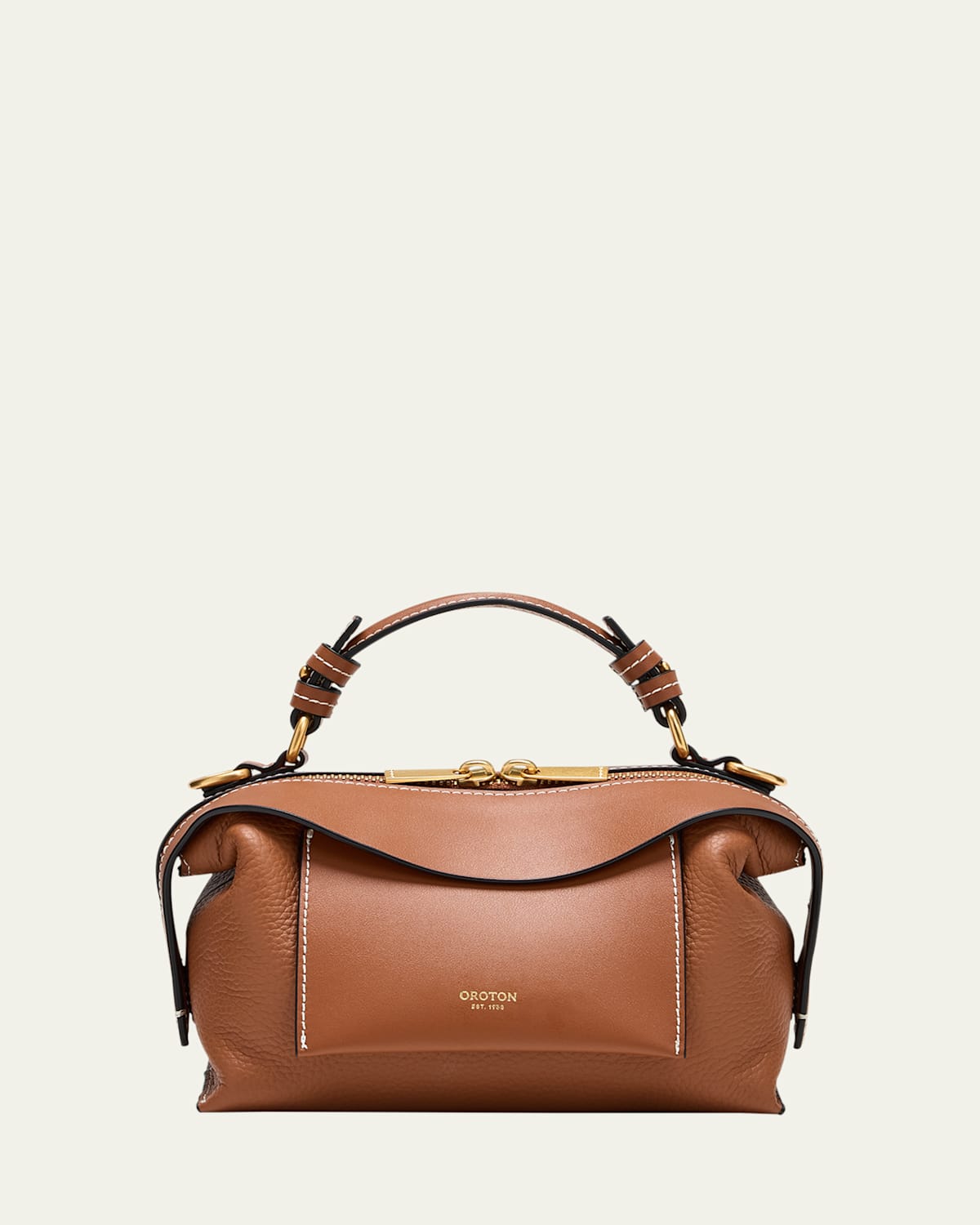 Mica Mini Zip Leather Crossbody Bag