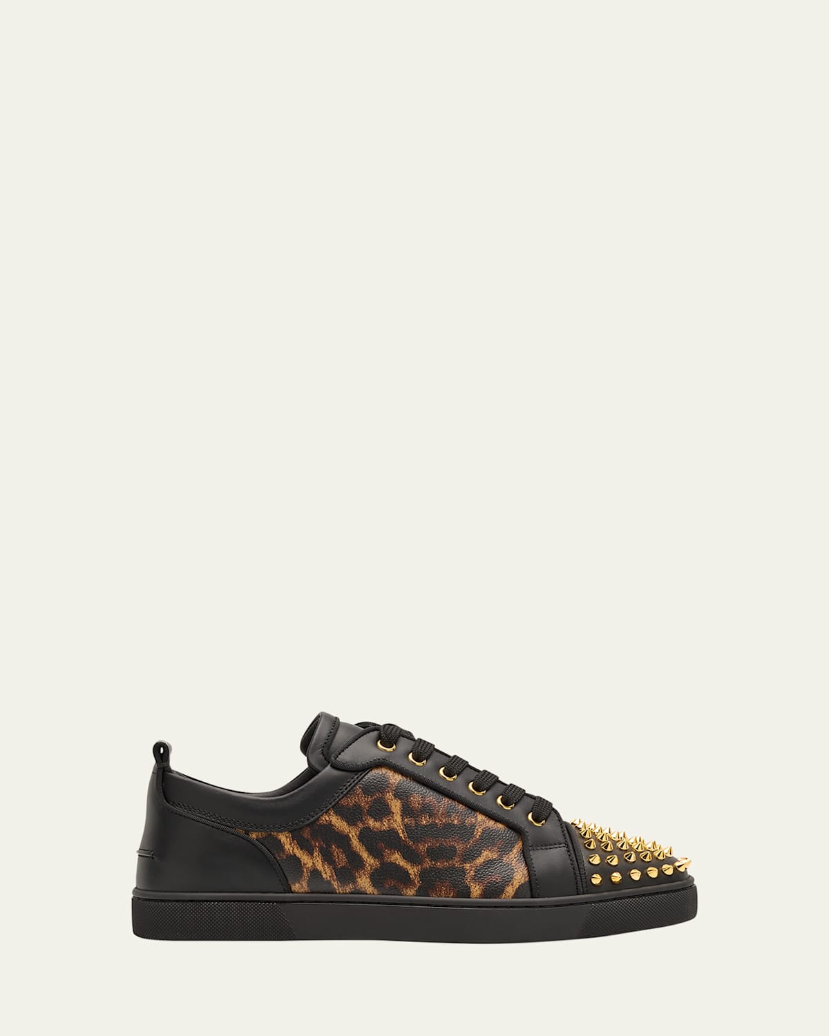 CHRISTIAN LOUBOUTIN MEN'S LOUIS JUNIOR SPIKES ORLATO LOW-TOP SNEAKERS 