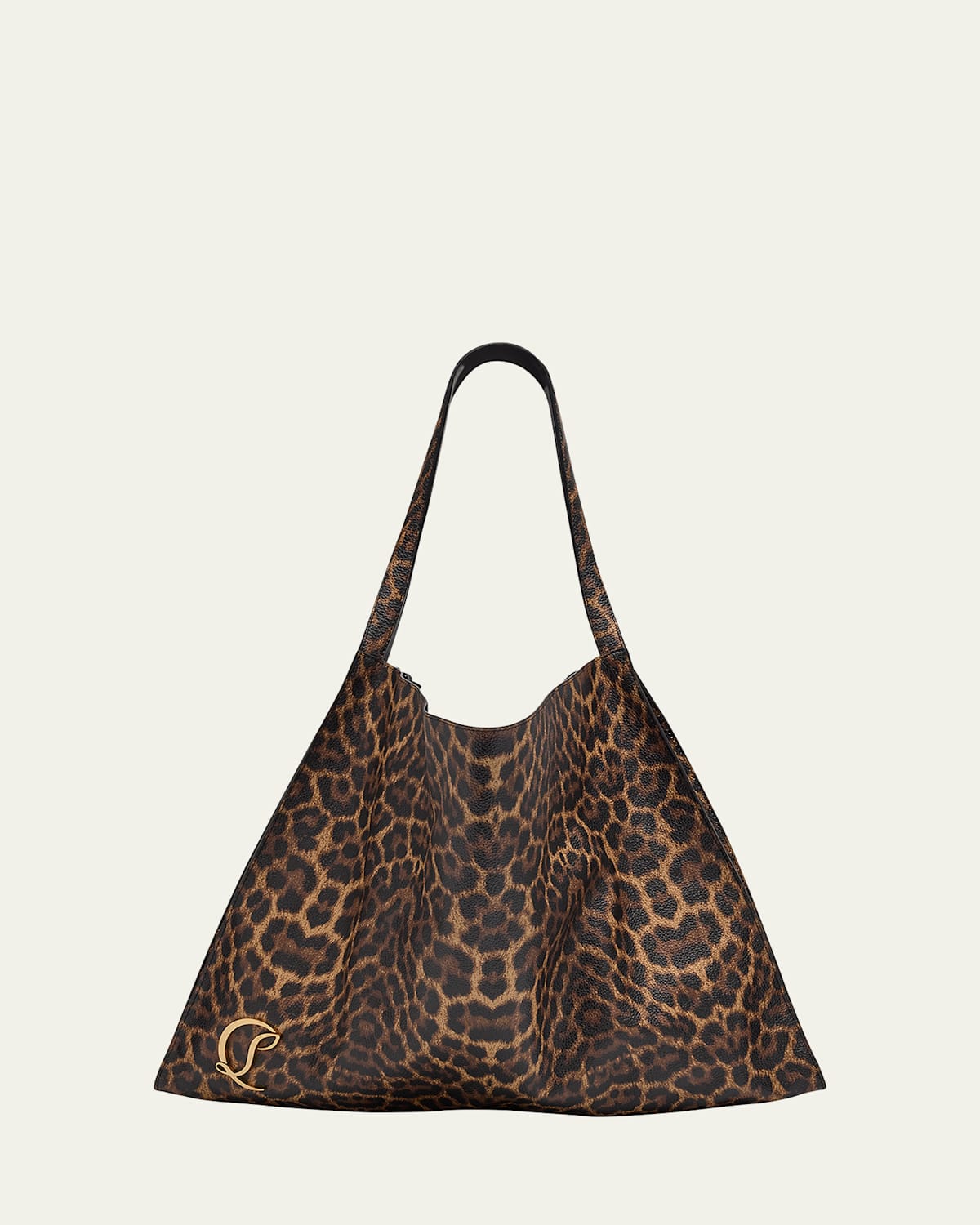 Christian Louboutin Le 54 Leopard-print Leather Tote Bag In Leopard
