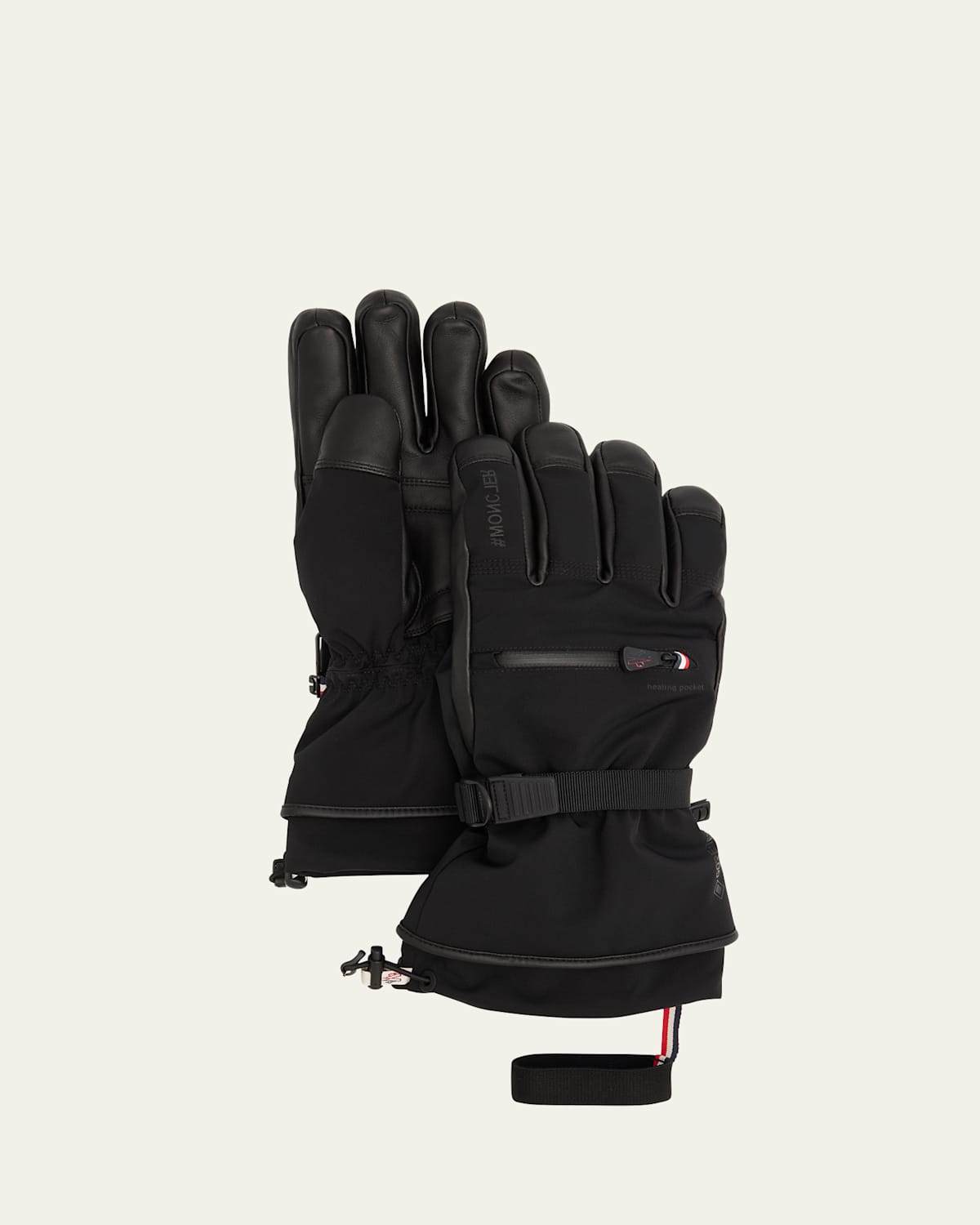 Men's Padded Contrast Ski Gloves