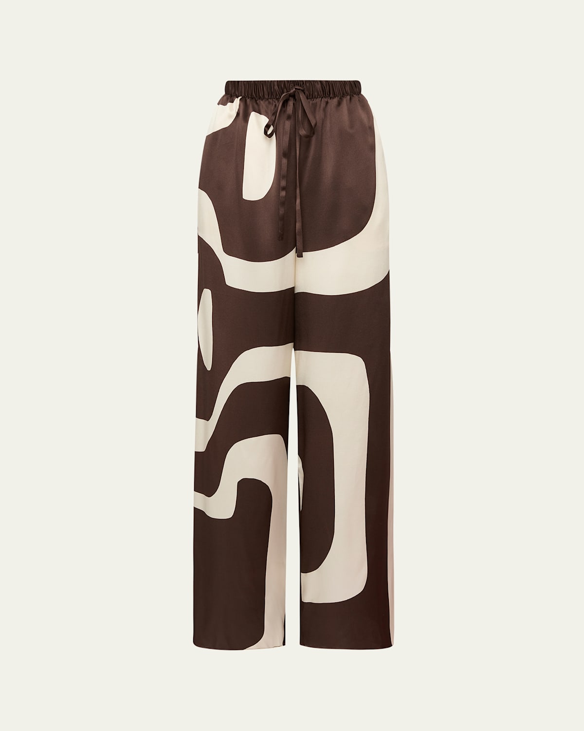 Freddie Wide-Leg Silk Pants