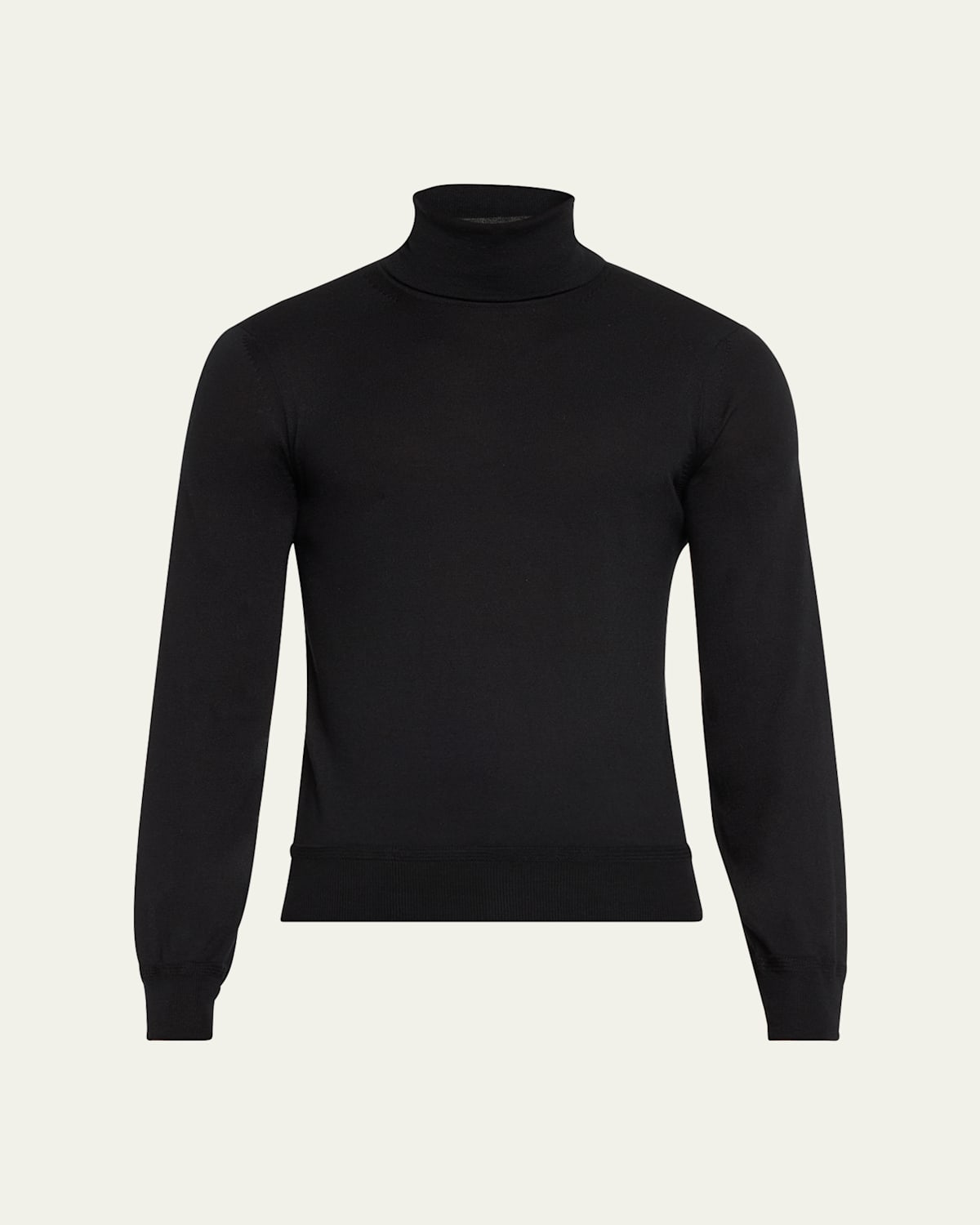 Men's Fine-Gauge Cashmere Turtleneck Sweater
