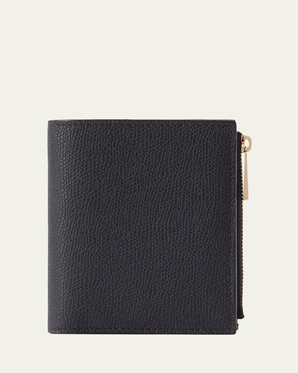 Valextra Brera Bifold Leather Wallet In Bnt