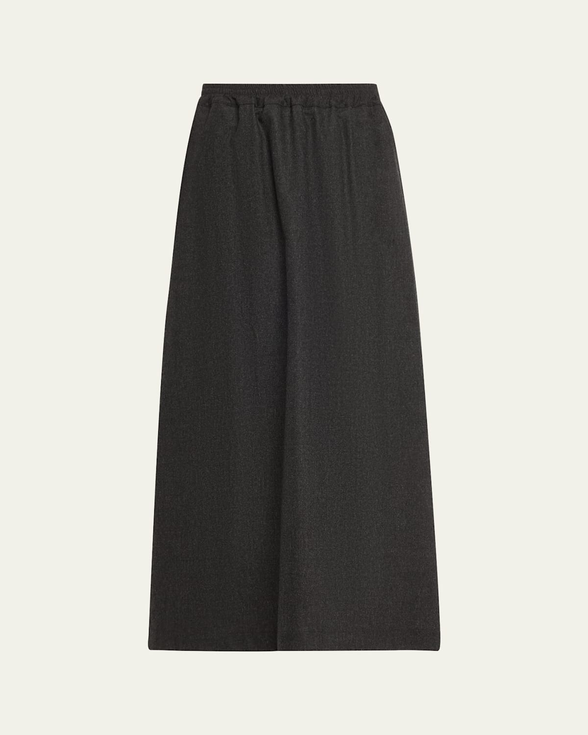 Cashmere-Blend A-Line Maxi Skirt