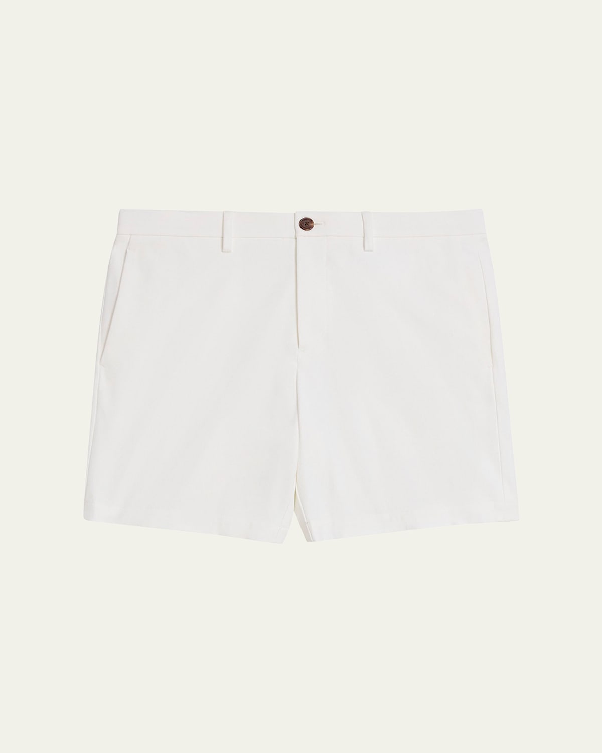 Theory Men's Zaine Stretch Twill Shorts In White