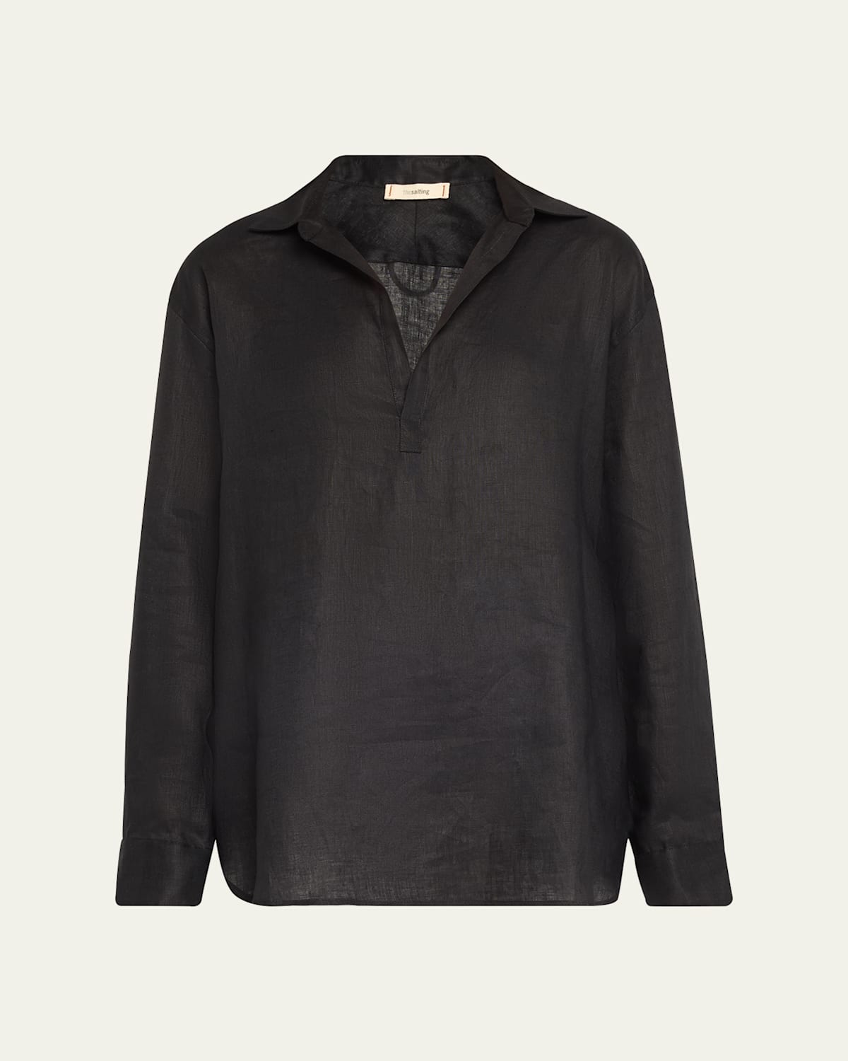 Collared Linen Popover