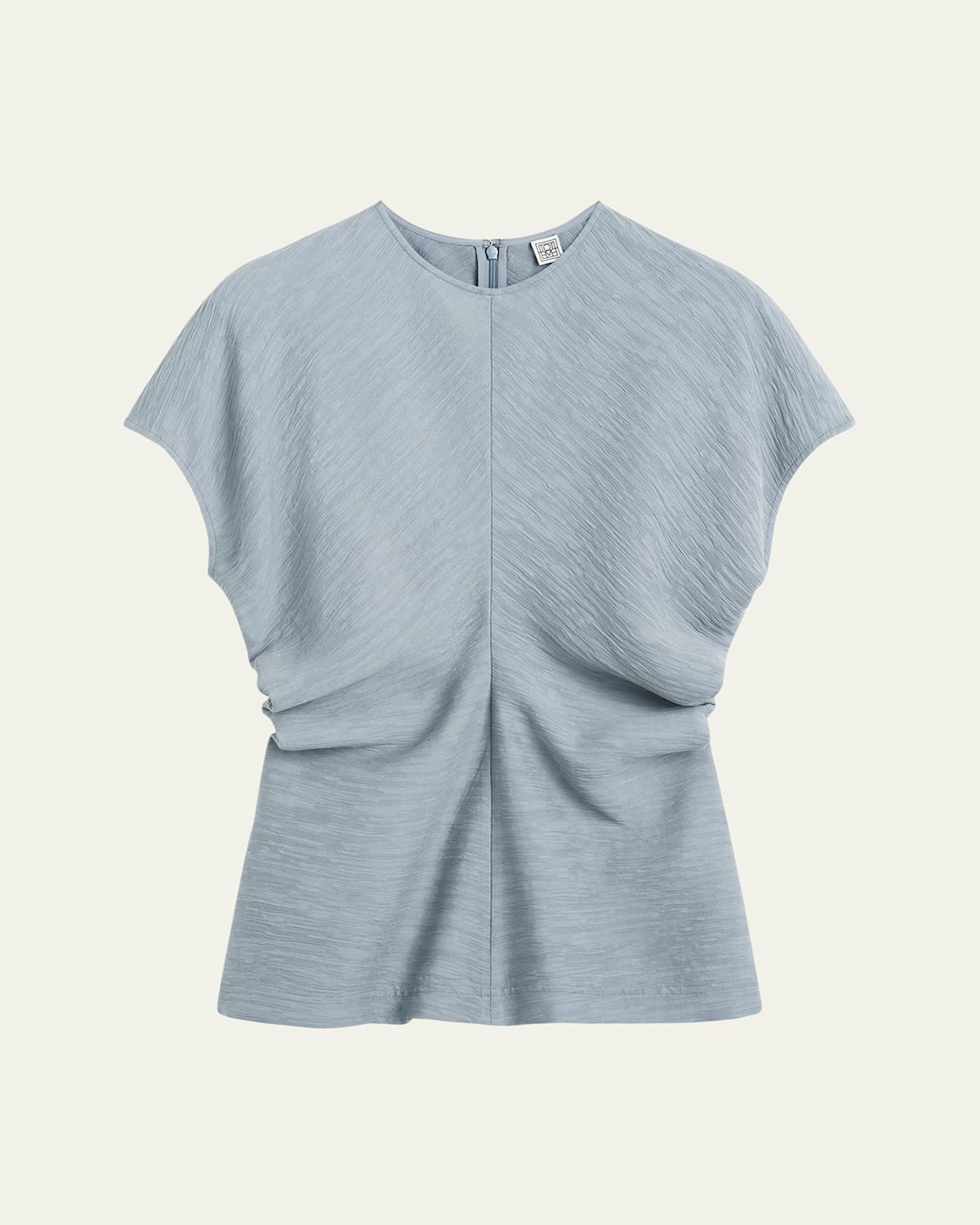 TOTÊME SLOUCH WAIST SHORT-SLEEVE TOP 