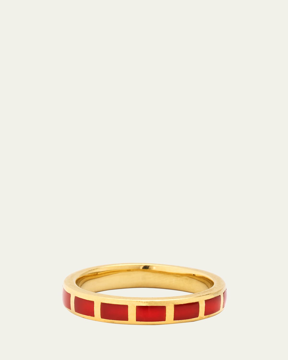 Dash Rectangle Gemstone Ring