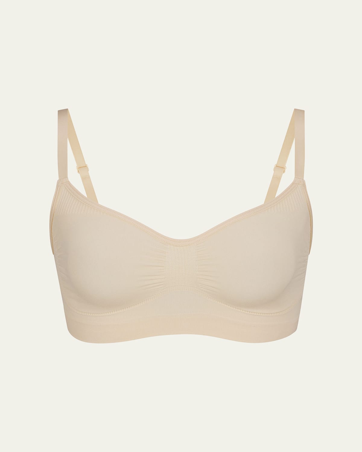 Skims Seamless Sculpt Pullover Bra In Sand