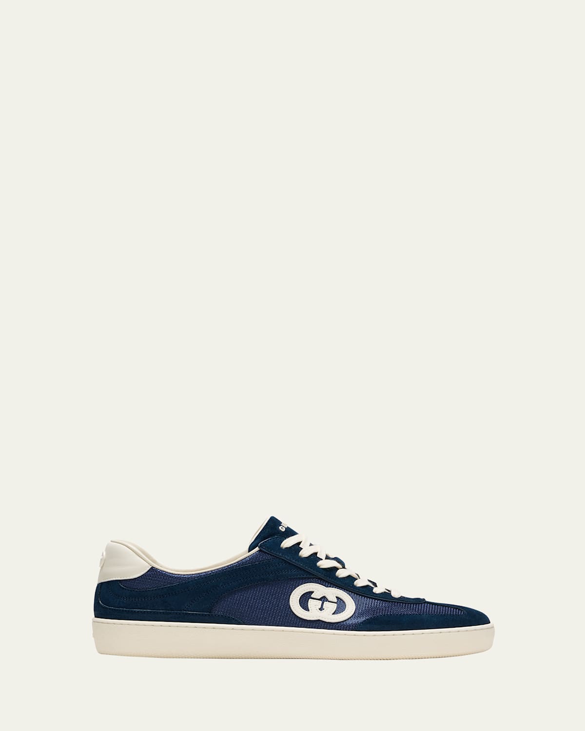 Men's G75 Canvas and Suede T-Toe Low-Top Sneakers