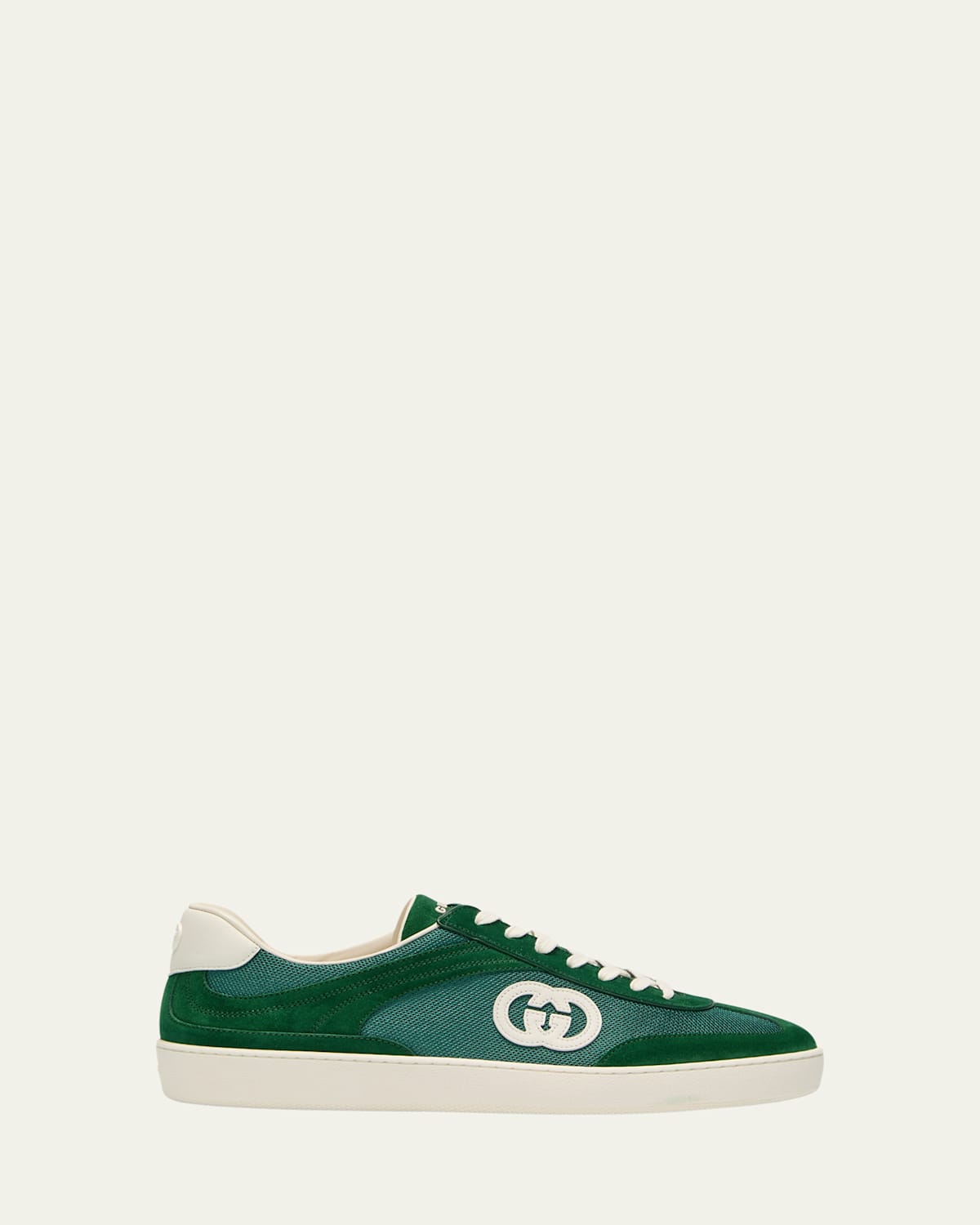 Men's G75 Canvas and Suede T-Toe Low-Top Sneakers