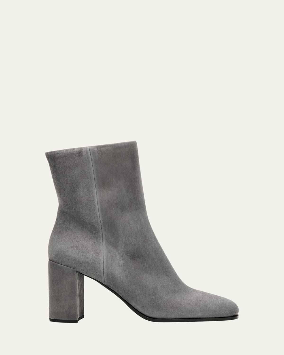 Prada Suede Block-heel Ankle Boots In Animal Print