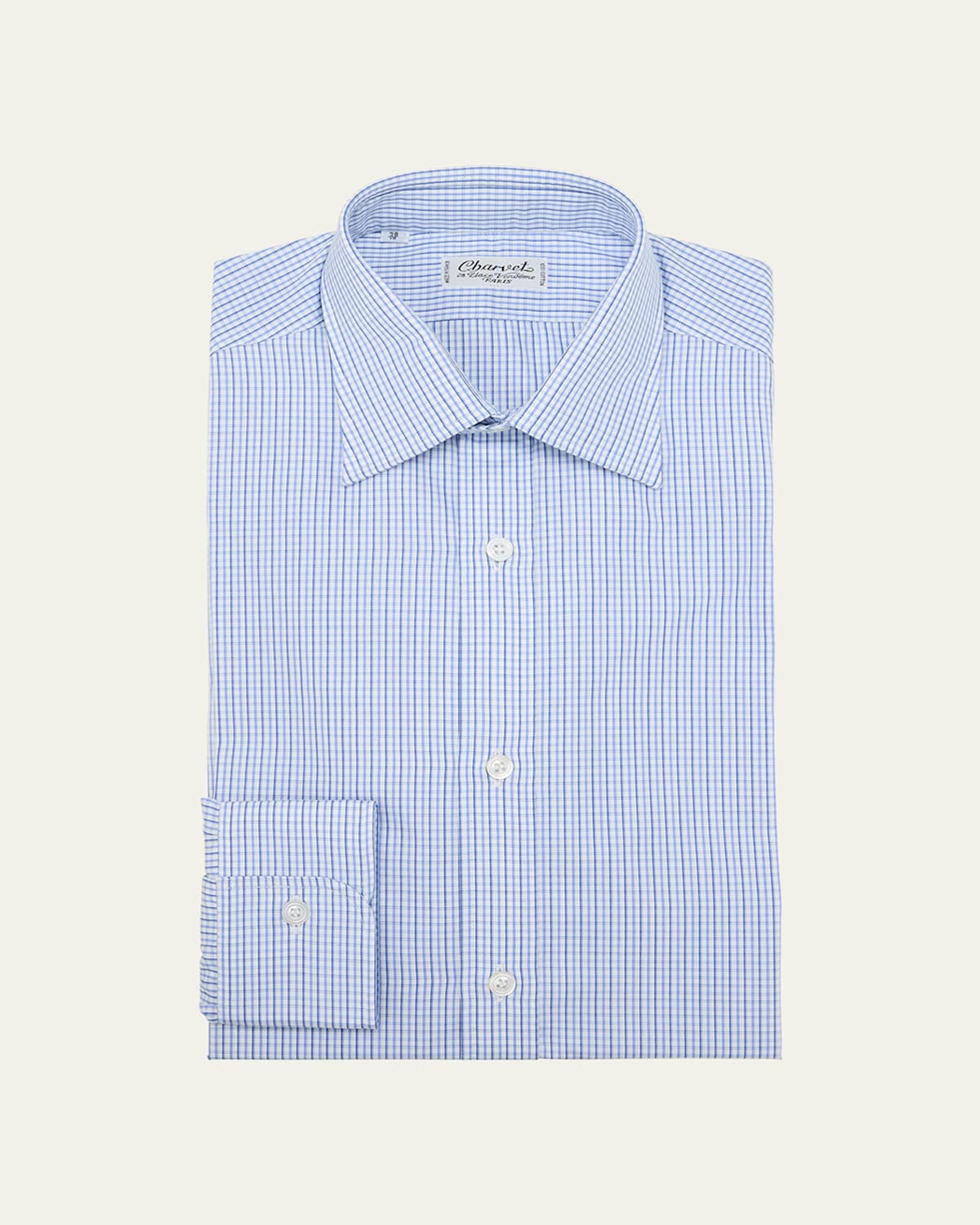 Men's Cotton Check Dress Shirt