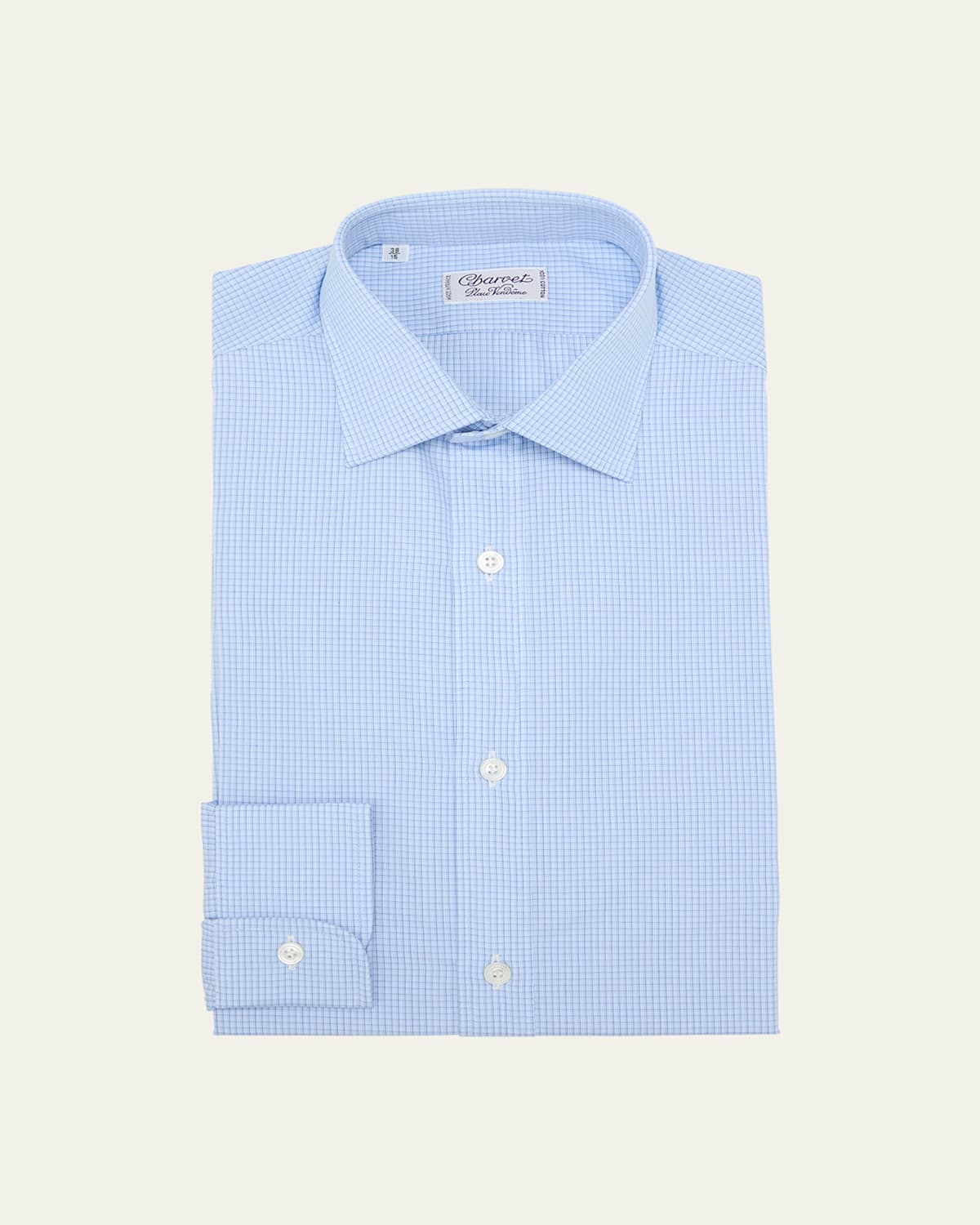 Men's Cotton Check Dress Shirt