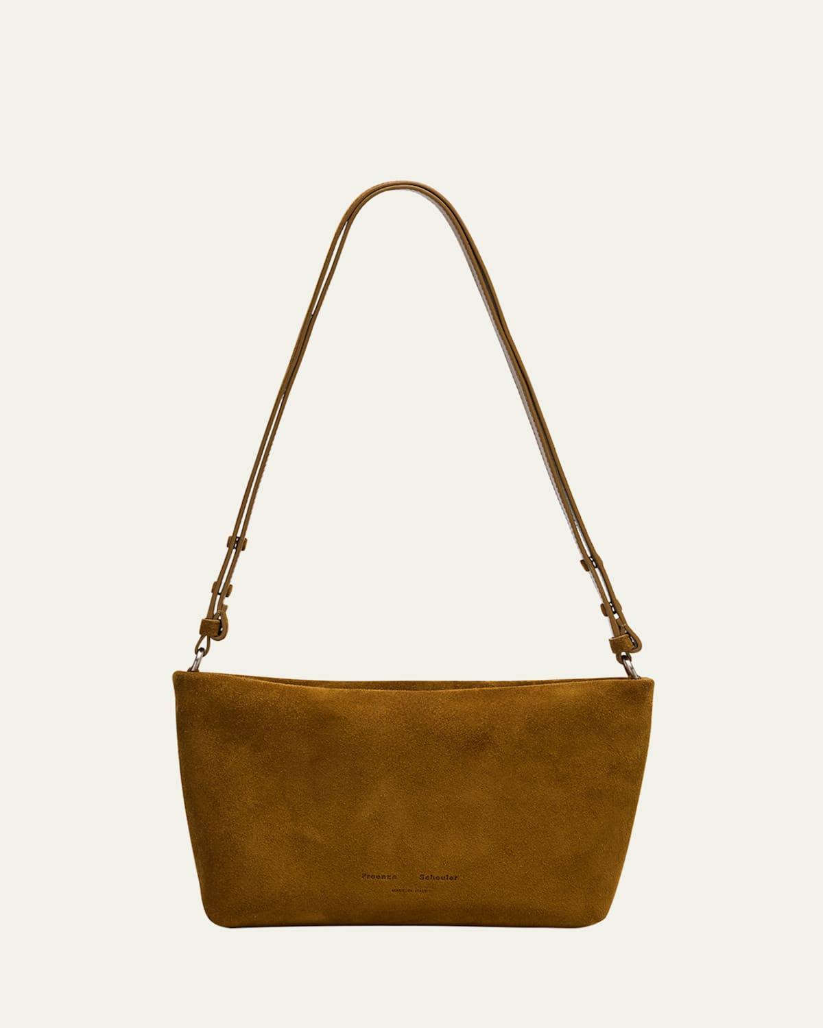 Bond Zip Suede Shoulder Bag