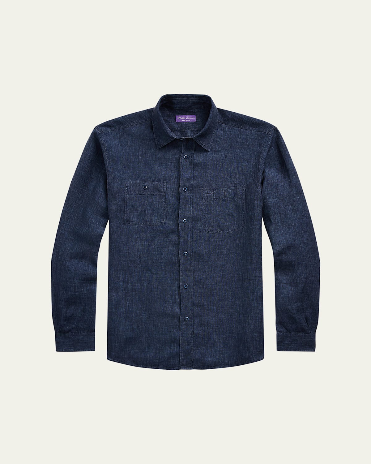 Men's Délavé Linen Workshirt