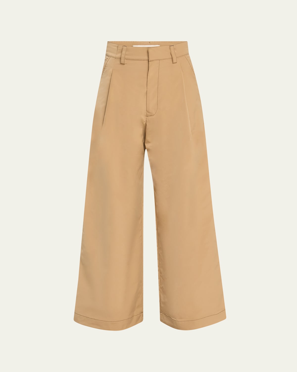 Olympe Pleated Wide-Leg Pants