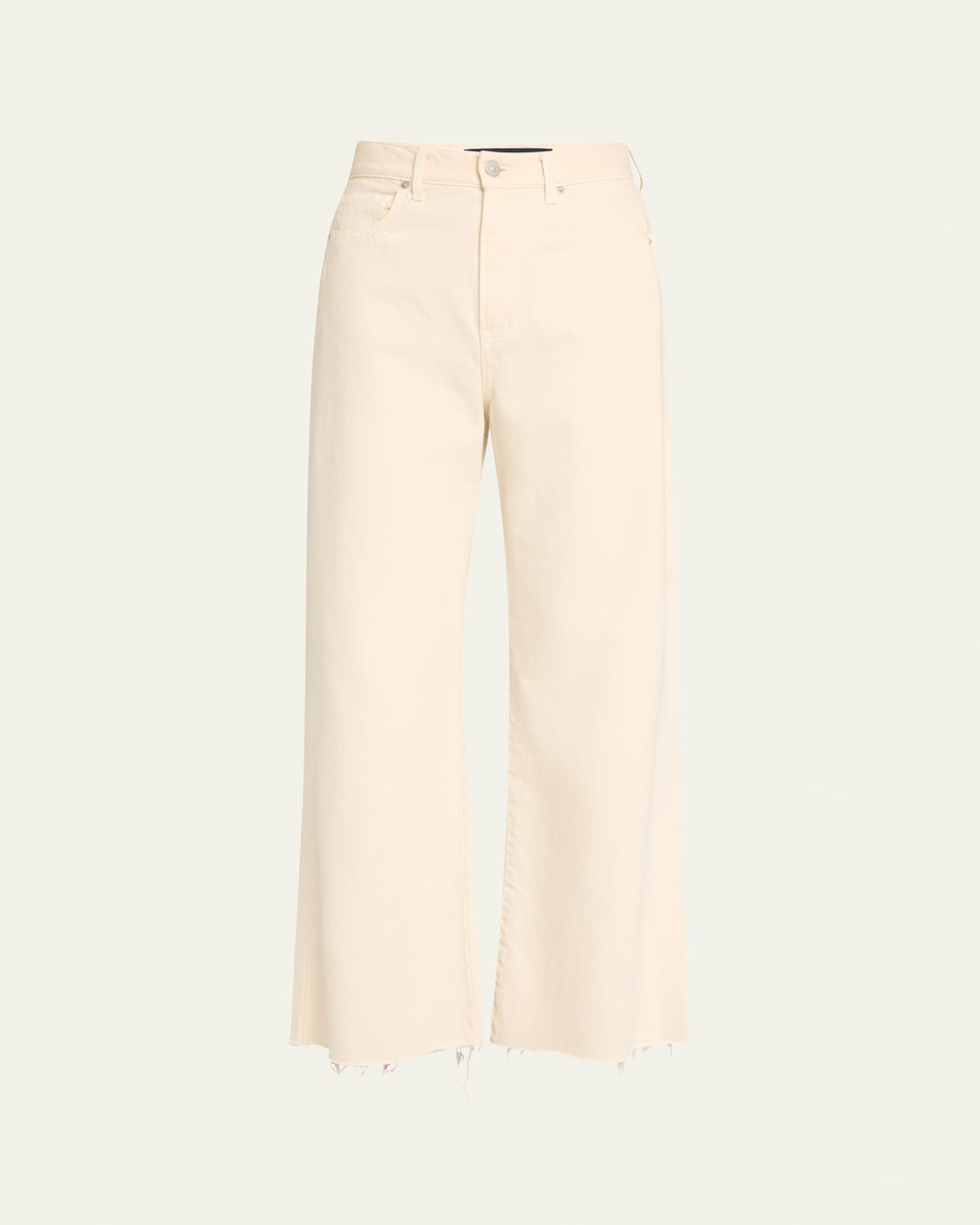 Taylor Cropped High-Rise Wide Jeans