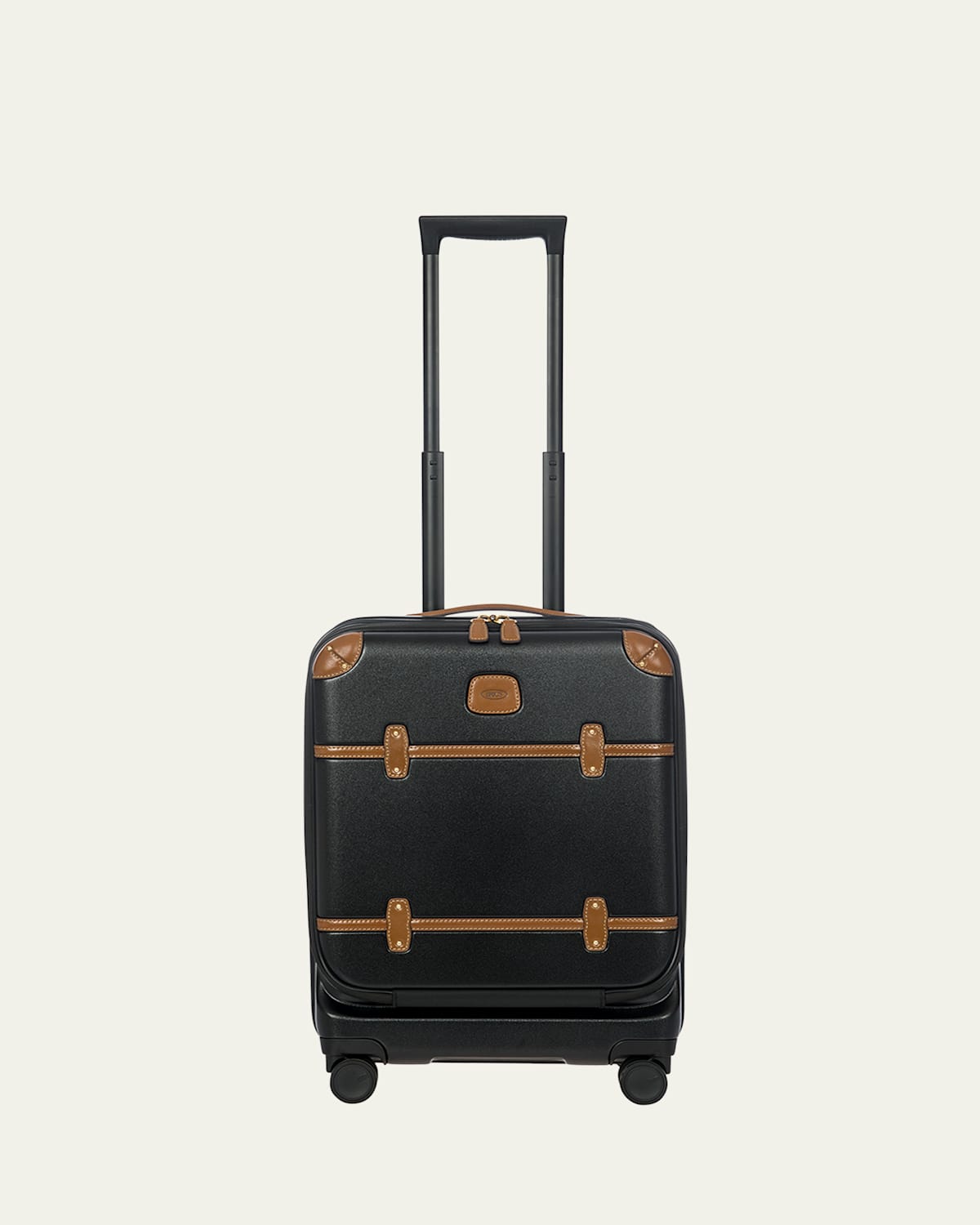 Bric's Bellagio 21" Expandable Carry-on Spinner With Pocket In Black