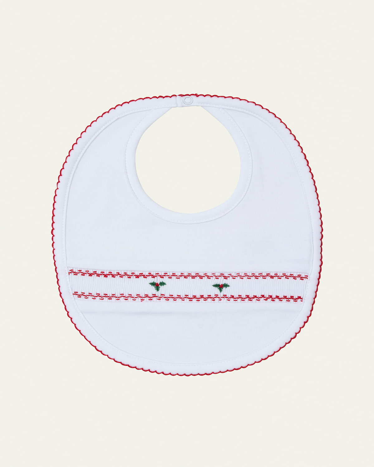 Girl's Holiday Medley '24 Hand Smocked Bib