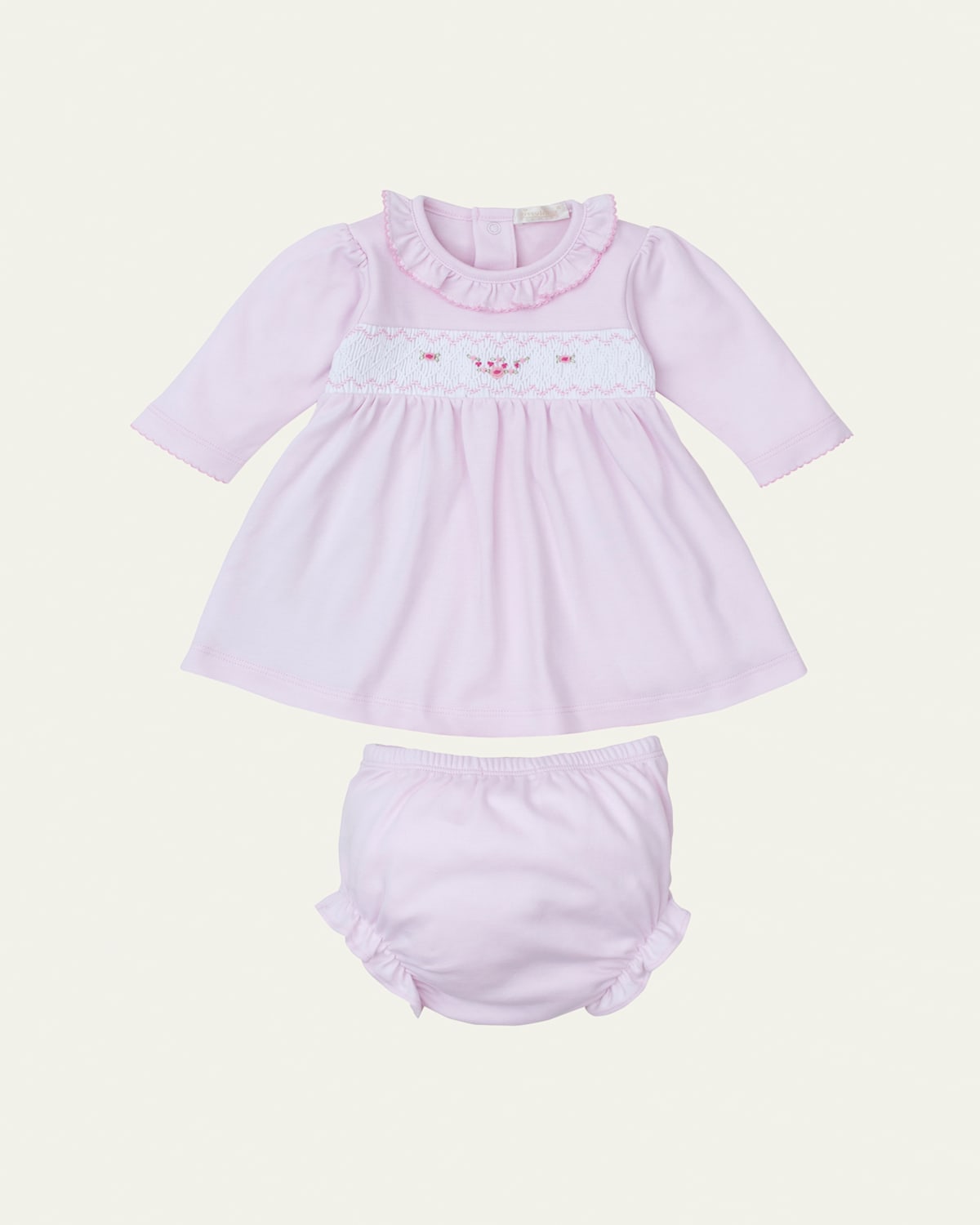 Girl's Fall Medley '24 Dress & Bloomers Set, Size Newborn-18M