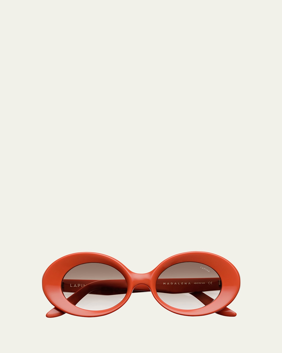 Madalena Acetate Oval Sunglasses