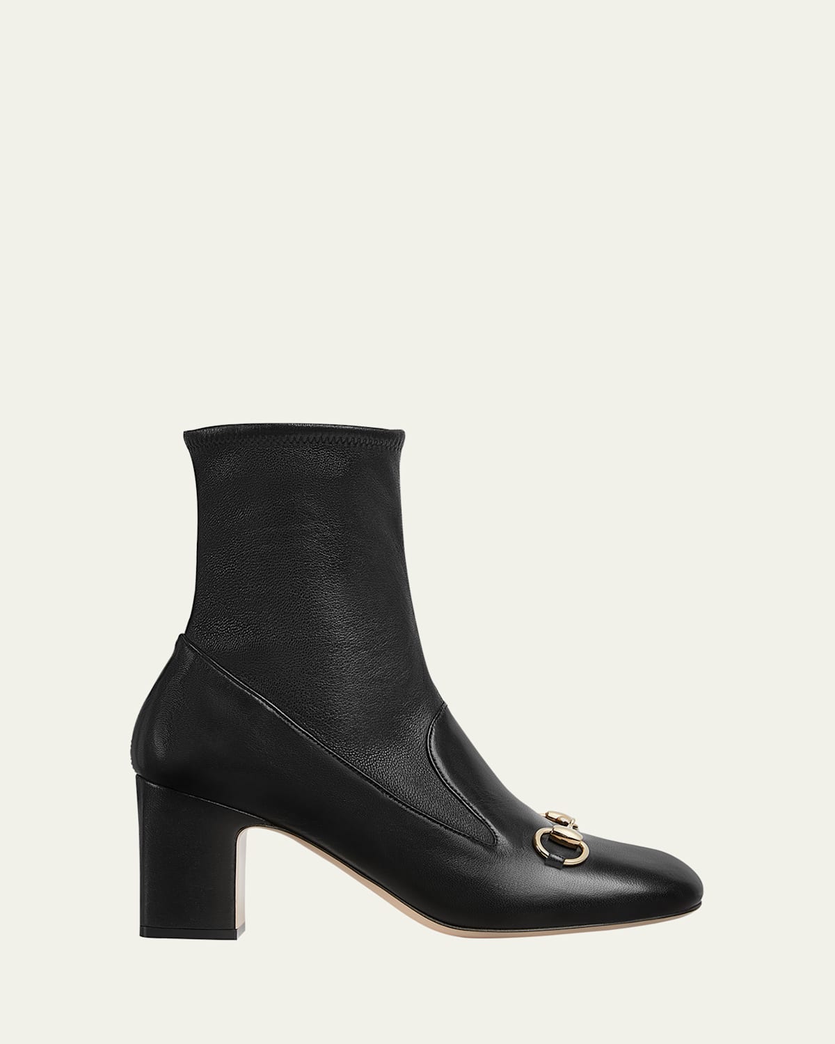Gucci Lady Leather Bit Loafer Booties
